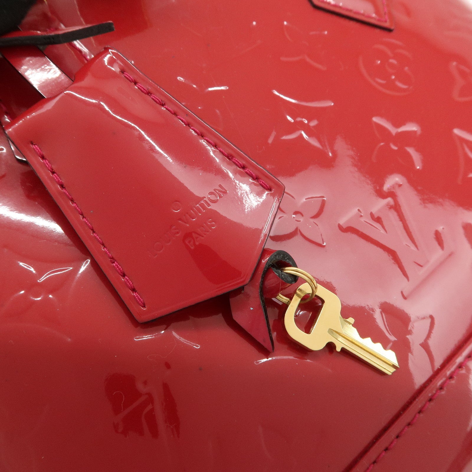 Louis Vuitton Monogram Vernis Alma BB 2Way Bag Rose Indien M91771