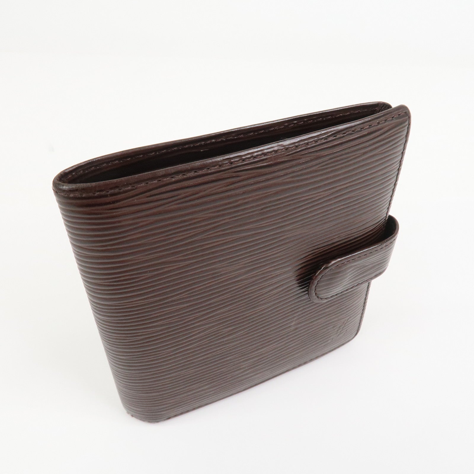 Louis Vuitton Epi Porte Billets Compact Wallet Mocha M6355D