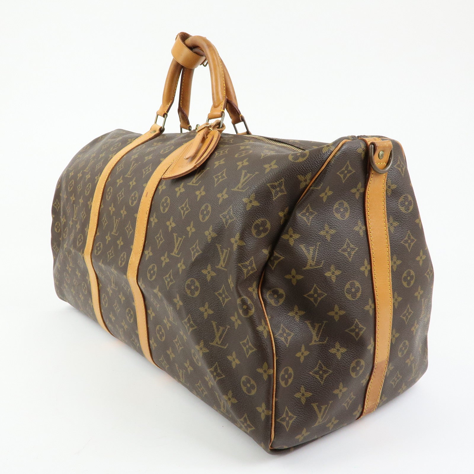 Louis Vuitton Monogram Keep All Bandouliere 60 Boston Bag M41412