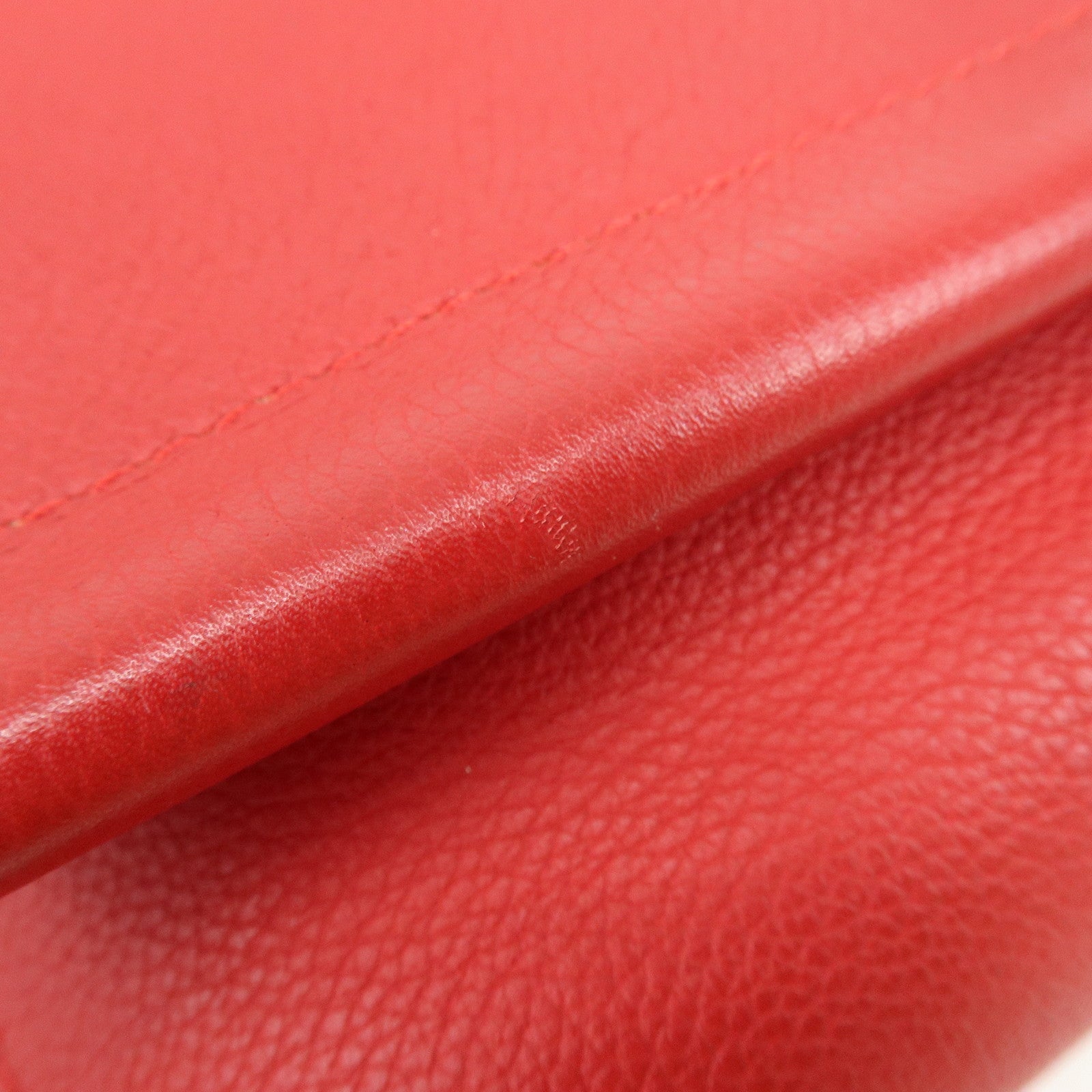 Louis Vuitton Lockme II Leather 2Way Shoulder Hand Bag Red M50363