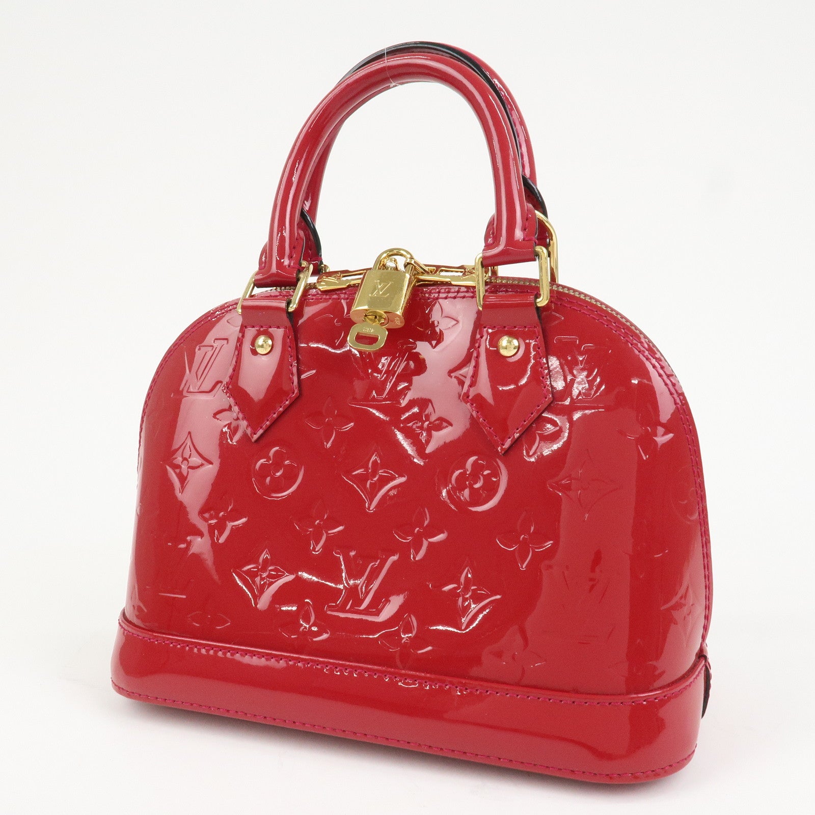 Louis Vuitton Monogram Vernis Alma BB 2Way Bag Hand Bag M91771