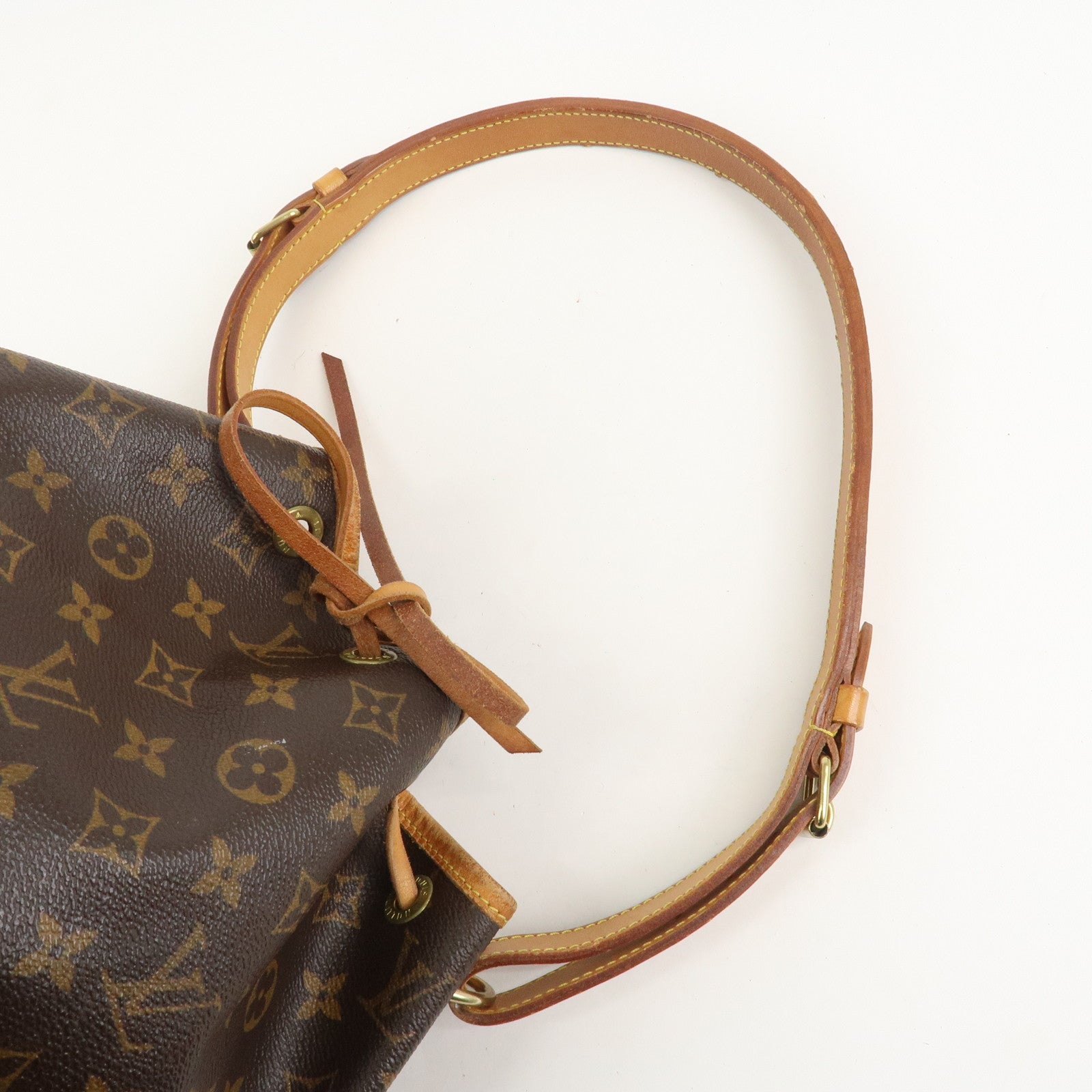 Louis Vuitton Monogram Petit Noe Shoulder Bag Brown M42226