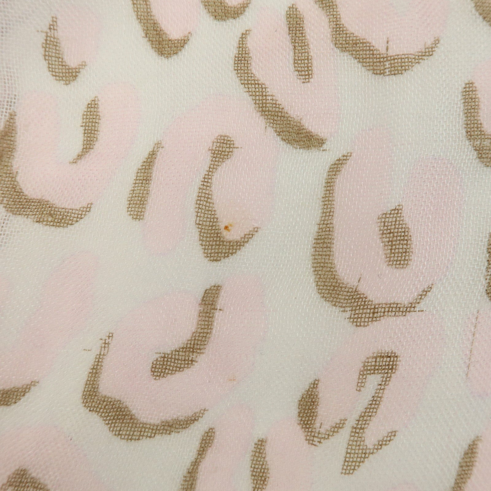 Louis Vuitton Leopard Cashmere Silk Scarf Shawl Pink Gray 413287