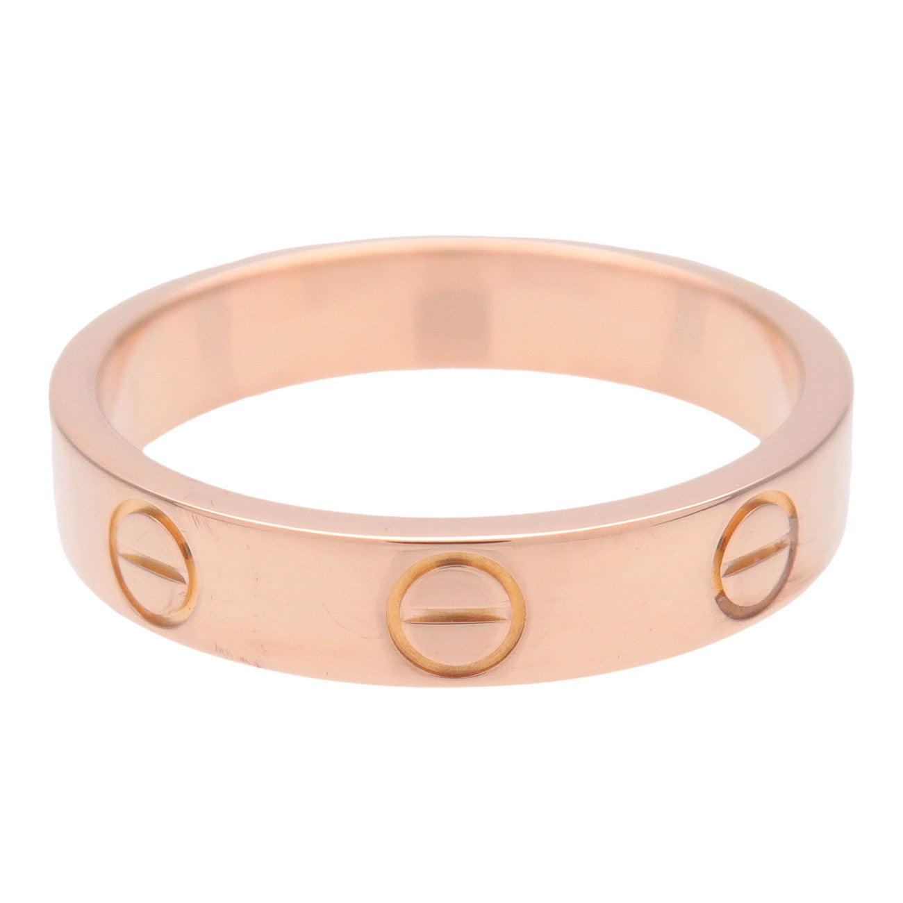 Cartier Mini Love Ring K18PG 750 Rose Gold #50 US5.5 EU50 HK11.5