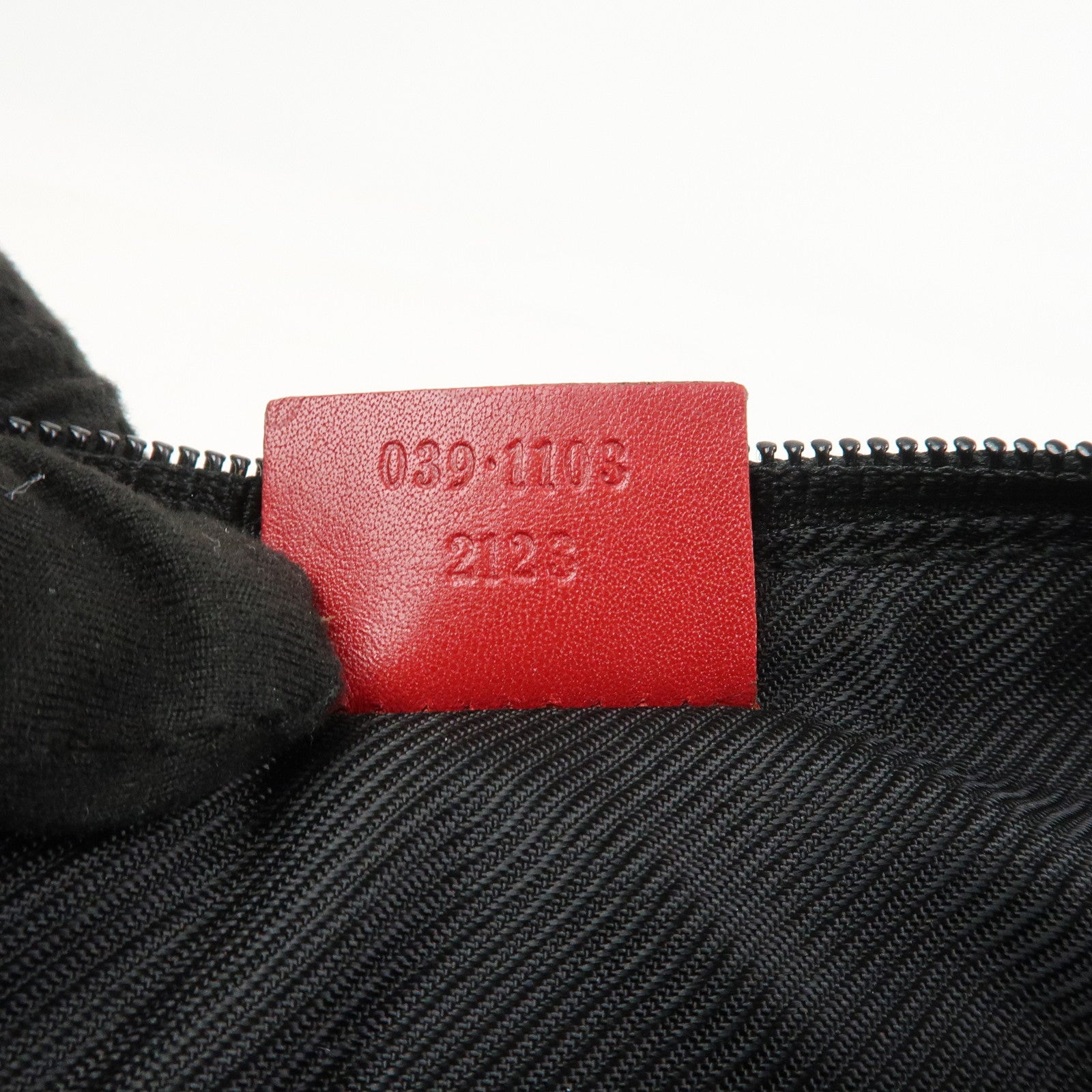 GUCCI Boat Bag GG Monogram Canvas Pouch Hand Bag 039.1103