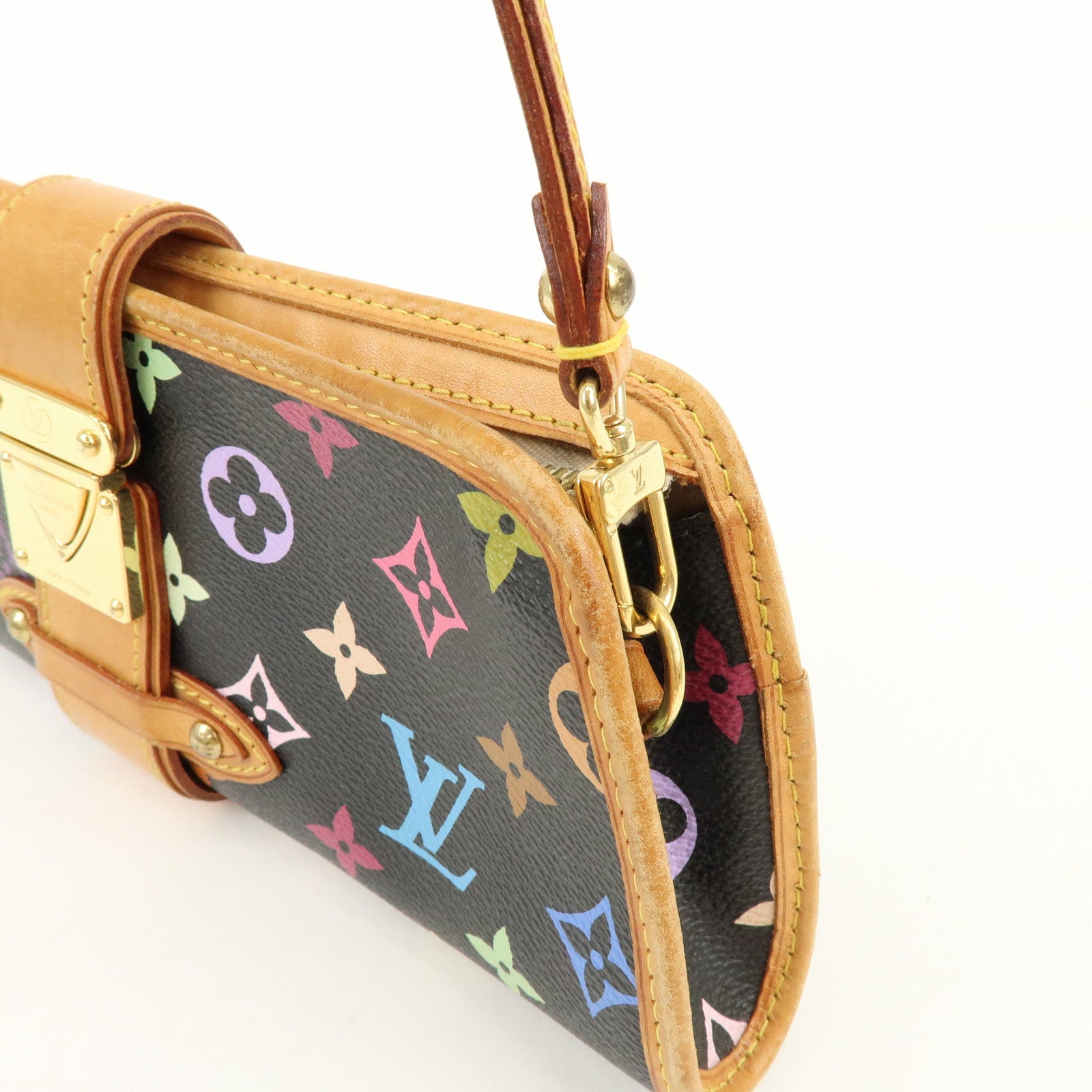 Louis Vuitton Monogram Multi Color Shirley Shoulder Bag Noir M40050