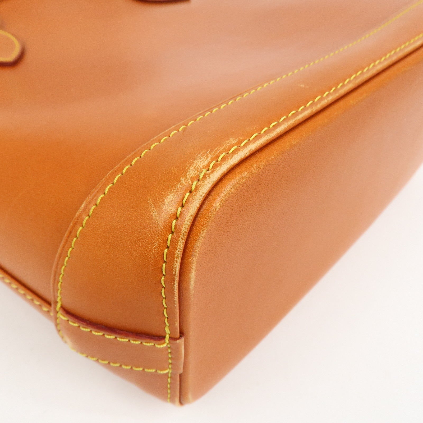 Louis Vuitton Lockit Nomade Leather Hand Bag Caramel Brown M85388