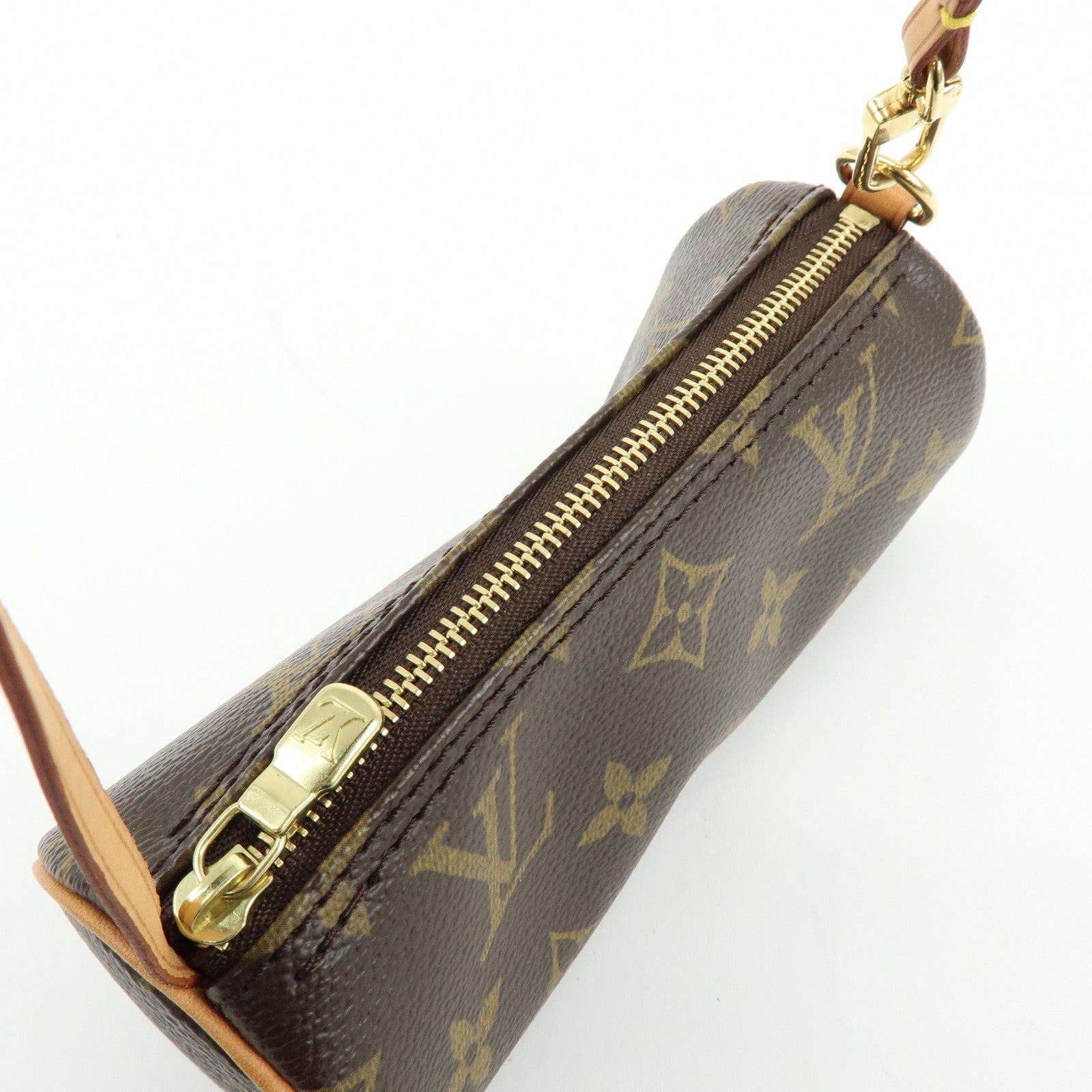Louis Vuitton Monogram Mini Pouch for Papillon Bag Brown