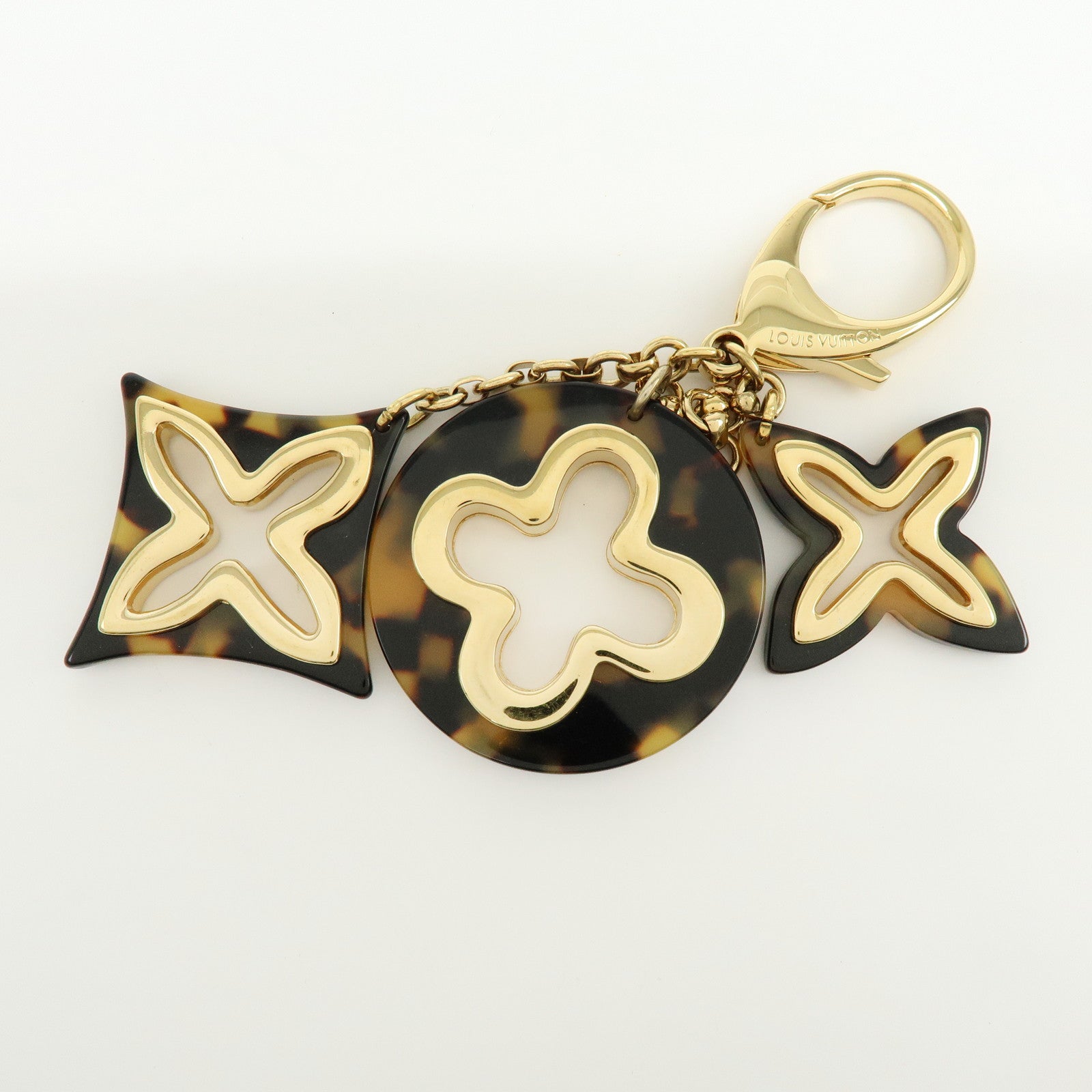Louis Vuitton Bijou Sac Insolence Bag Charm Gold Brown M65087