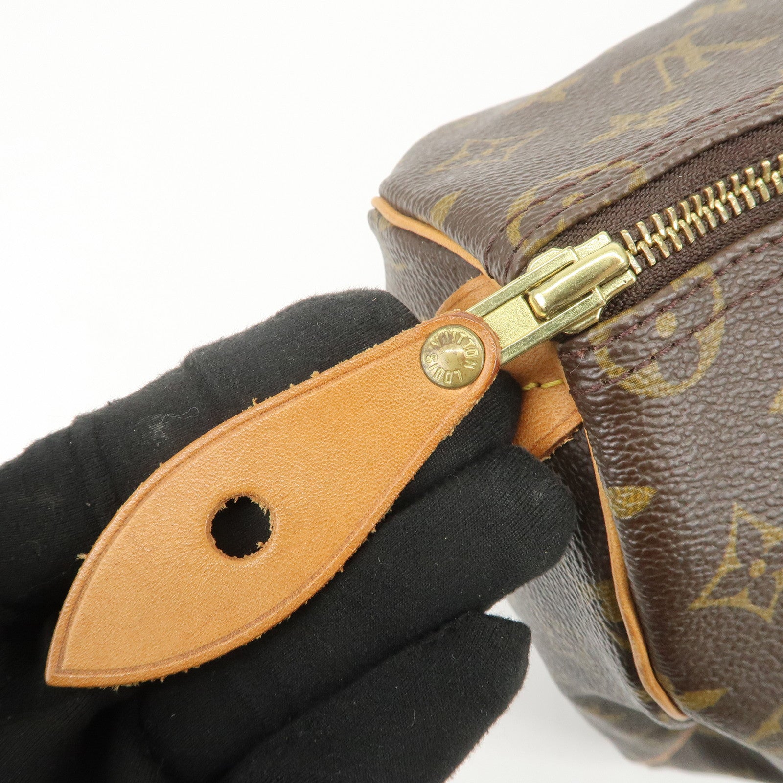 Louis Vuitton Monogram Speedy 35 Boston Bag Hand Bag M41524