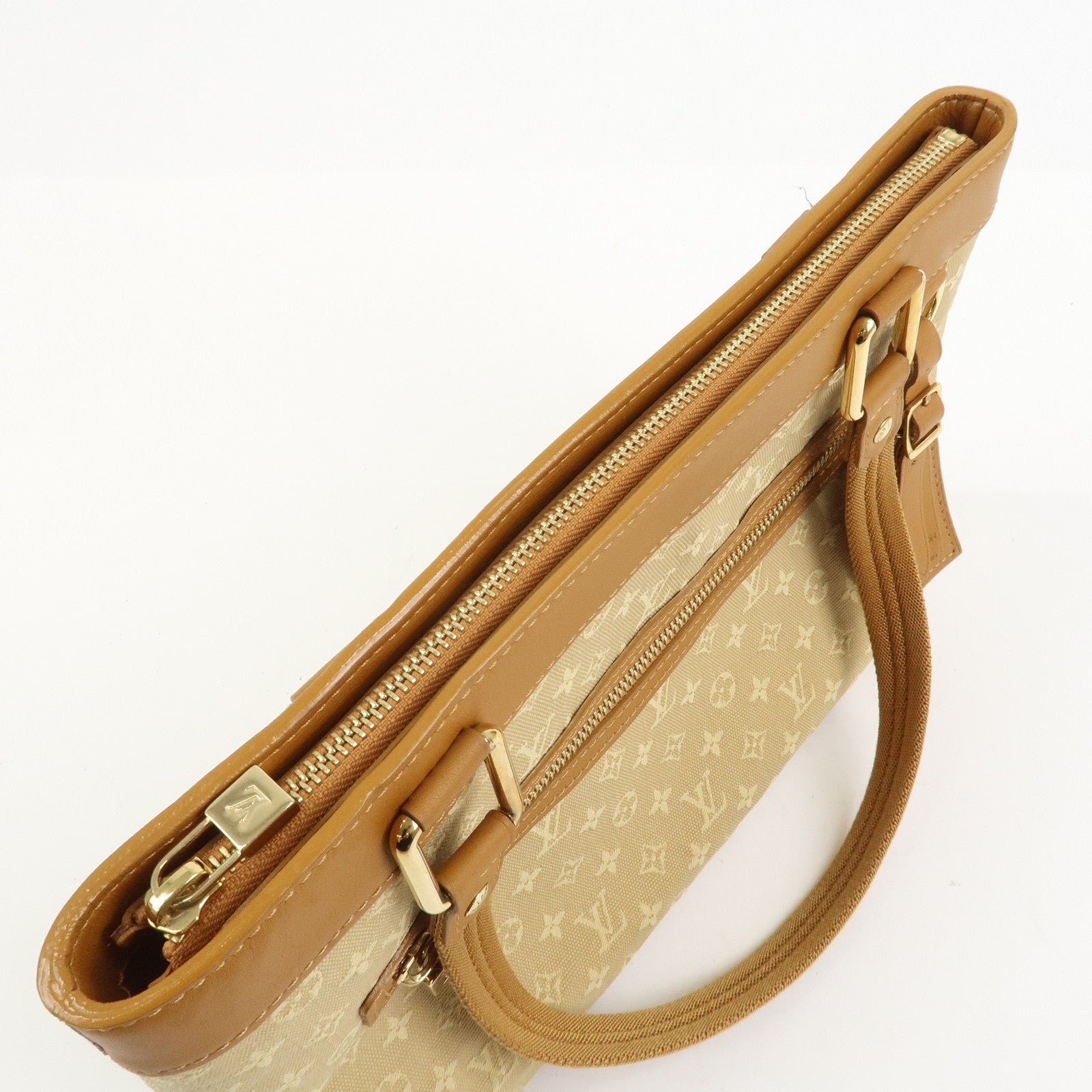 Louis Vuitton Monogram Mini Lucille PM Hand Bag Beige M92684