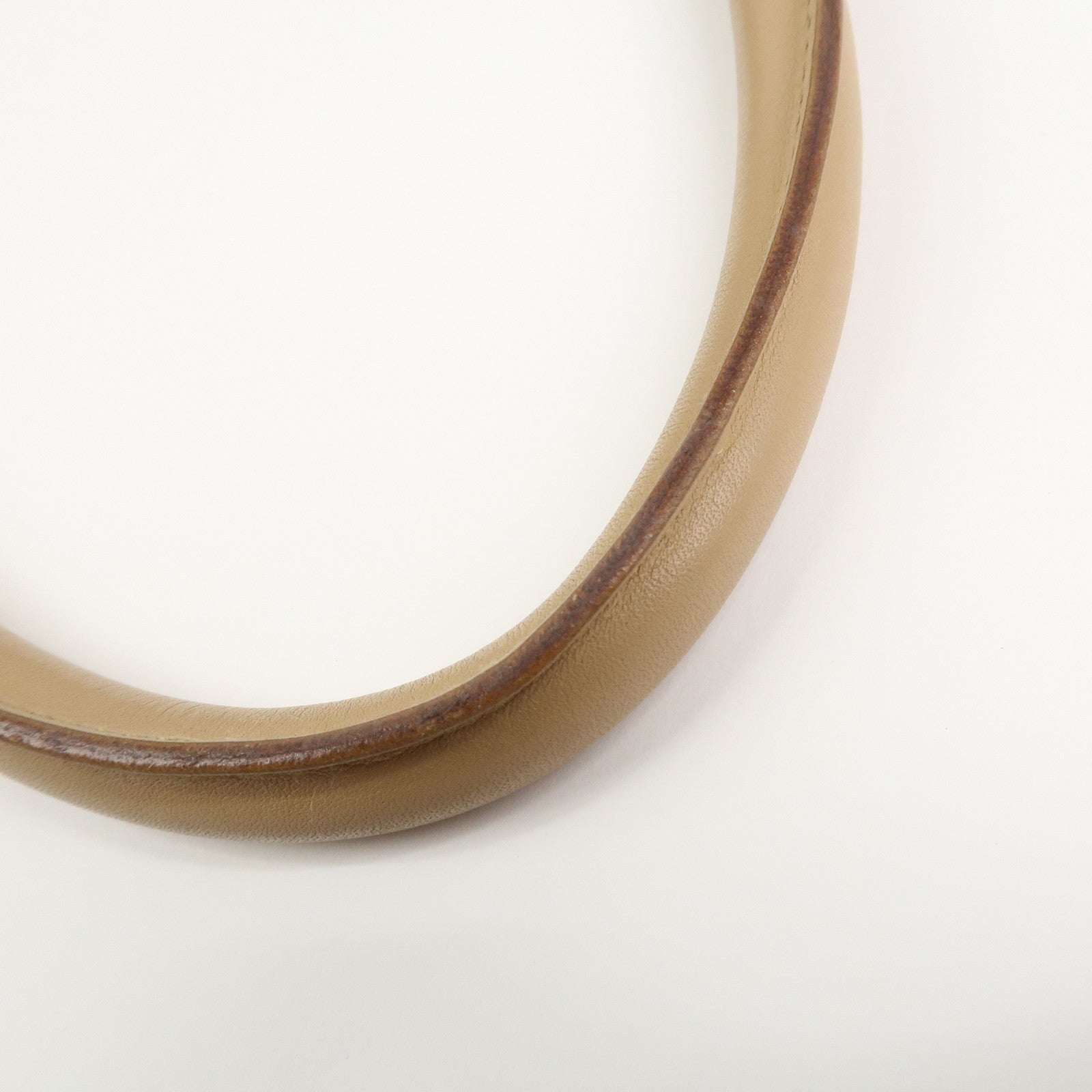 GUCCI Jackie Leather Shoulder Bag Hand Bag Beige 01719