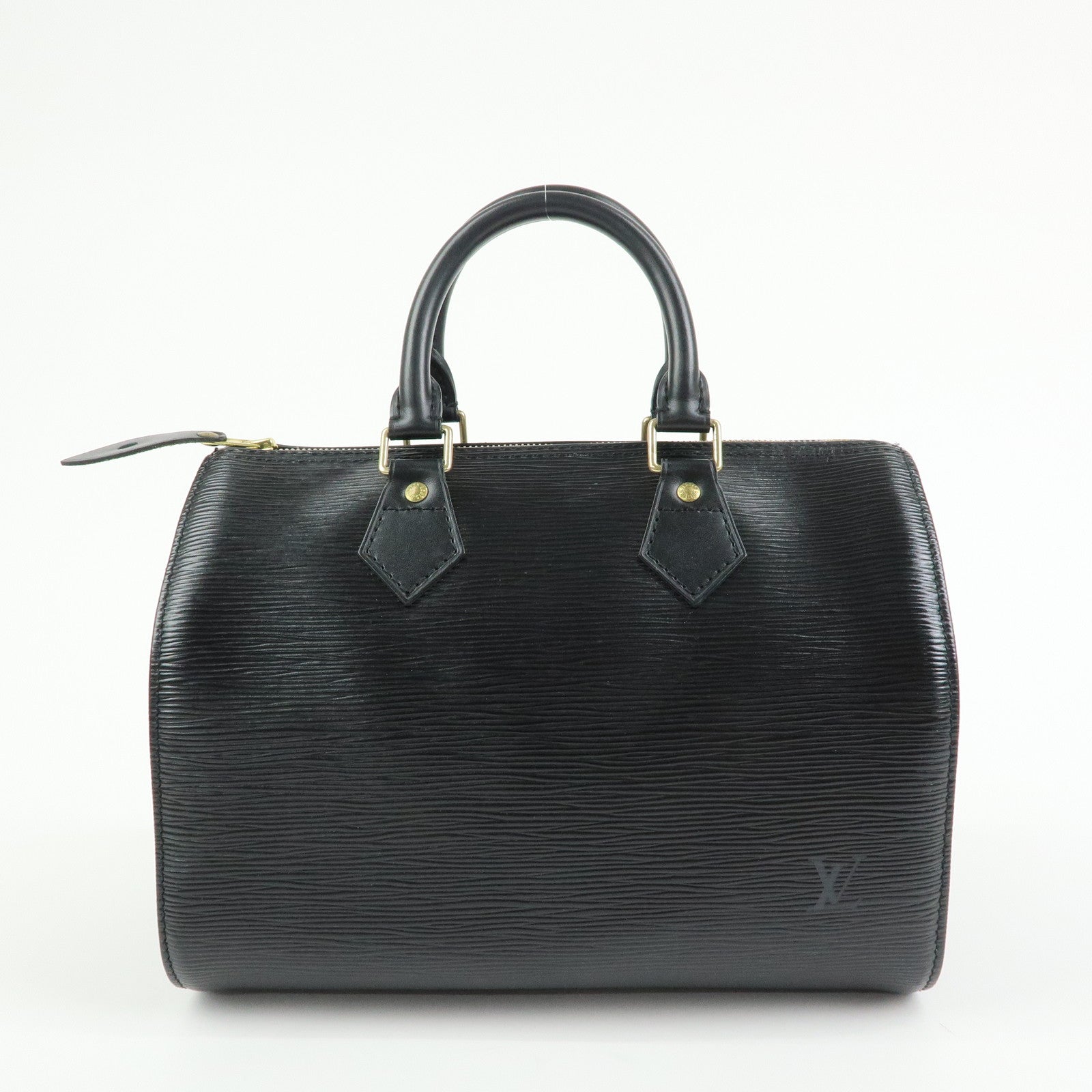 Louis Vuitton Epi Leather Speedy 25 Hand Bag Boston Bag Noir M59032