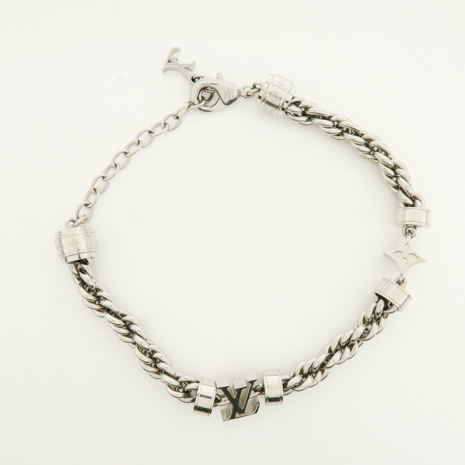 Louis Vuitton Wire S00 Metal Bracelet Silver M02744