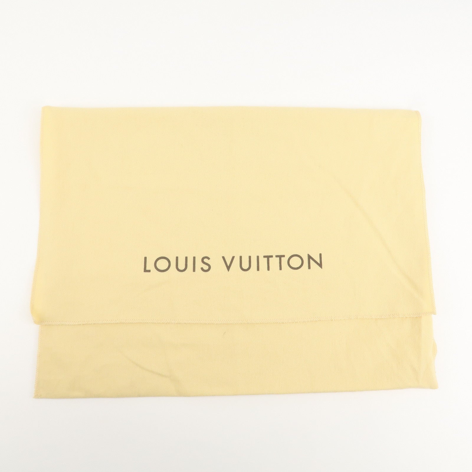 Louis Vuitton Set of 10 Dust Bag Storage Bag Flap Style Beige Used