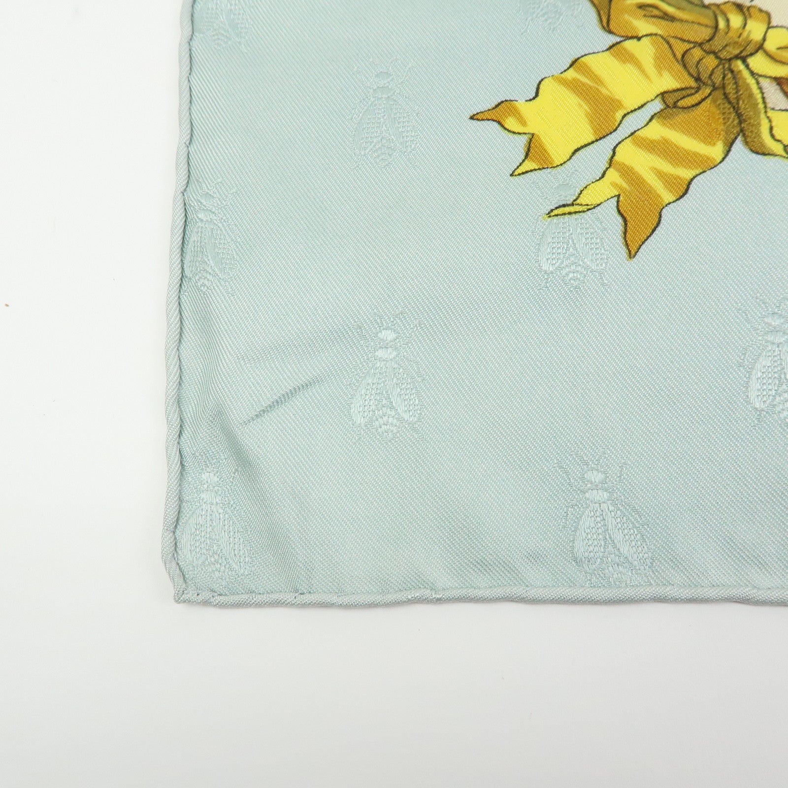 HERMES Carre 90 Silk 100% Scarf NAPOLEON Gold Yellow