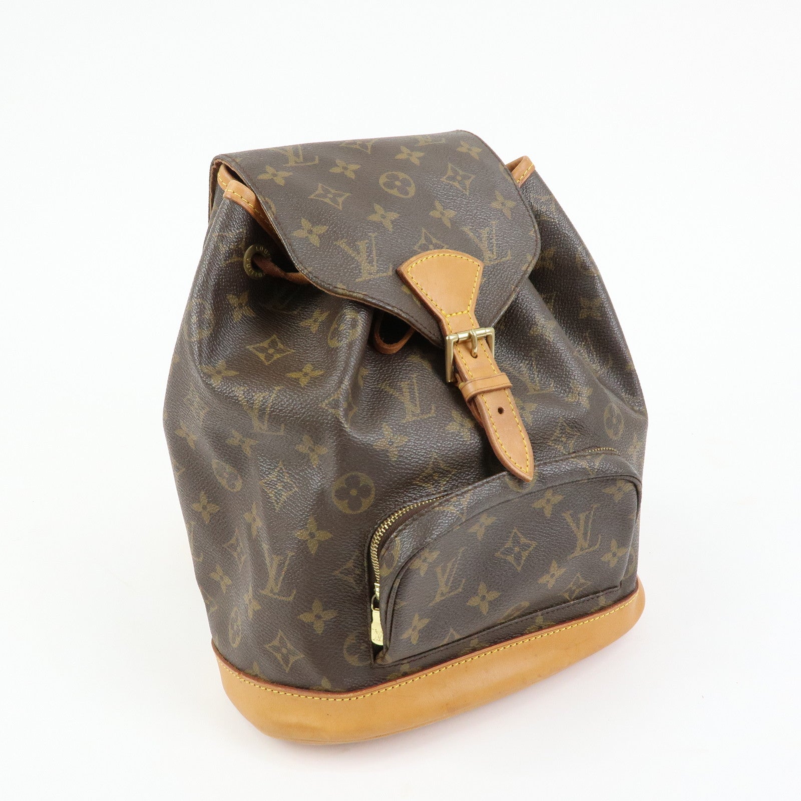 Louis Vuitton Monogram Montsouris MM Backpack Brown M51136