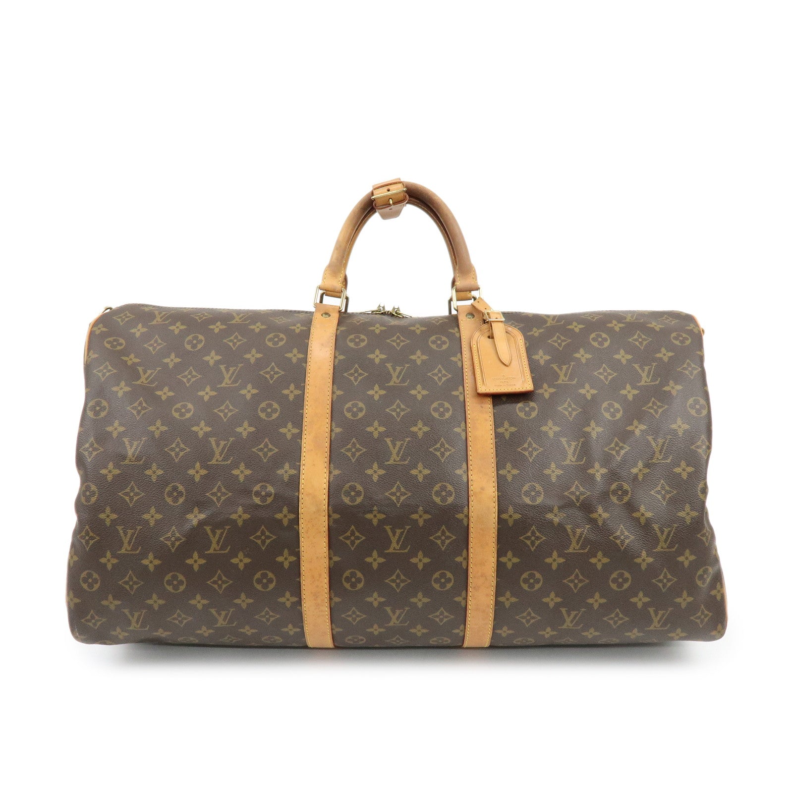 Louis Vuitton Monogram Keep All Bandouliere 60 Boston Bag M41412