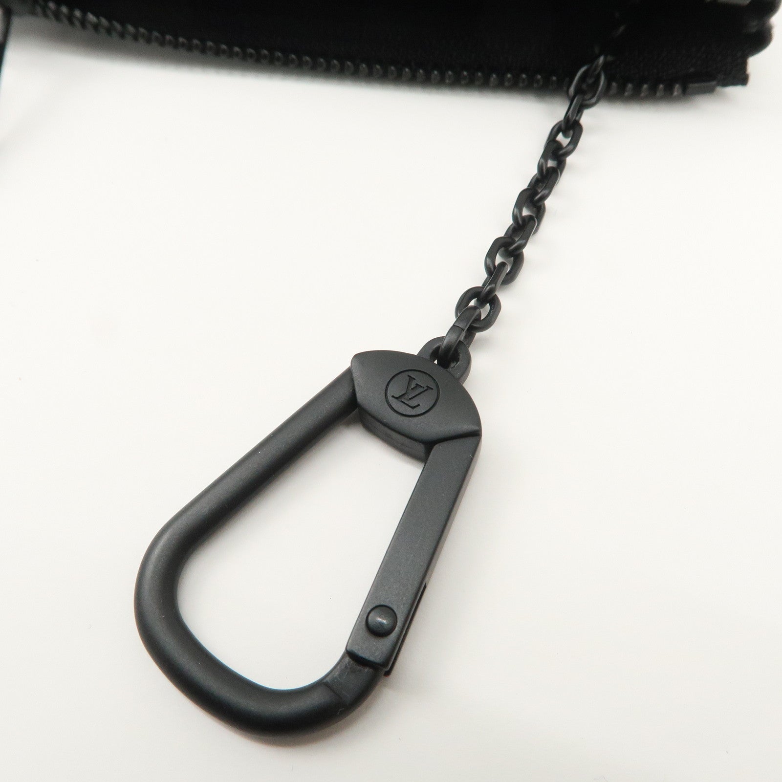 Louis Vuitton Aerogram Pochette Cles Coin Case Noir Black M81031 Used