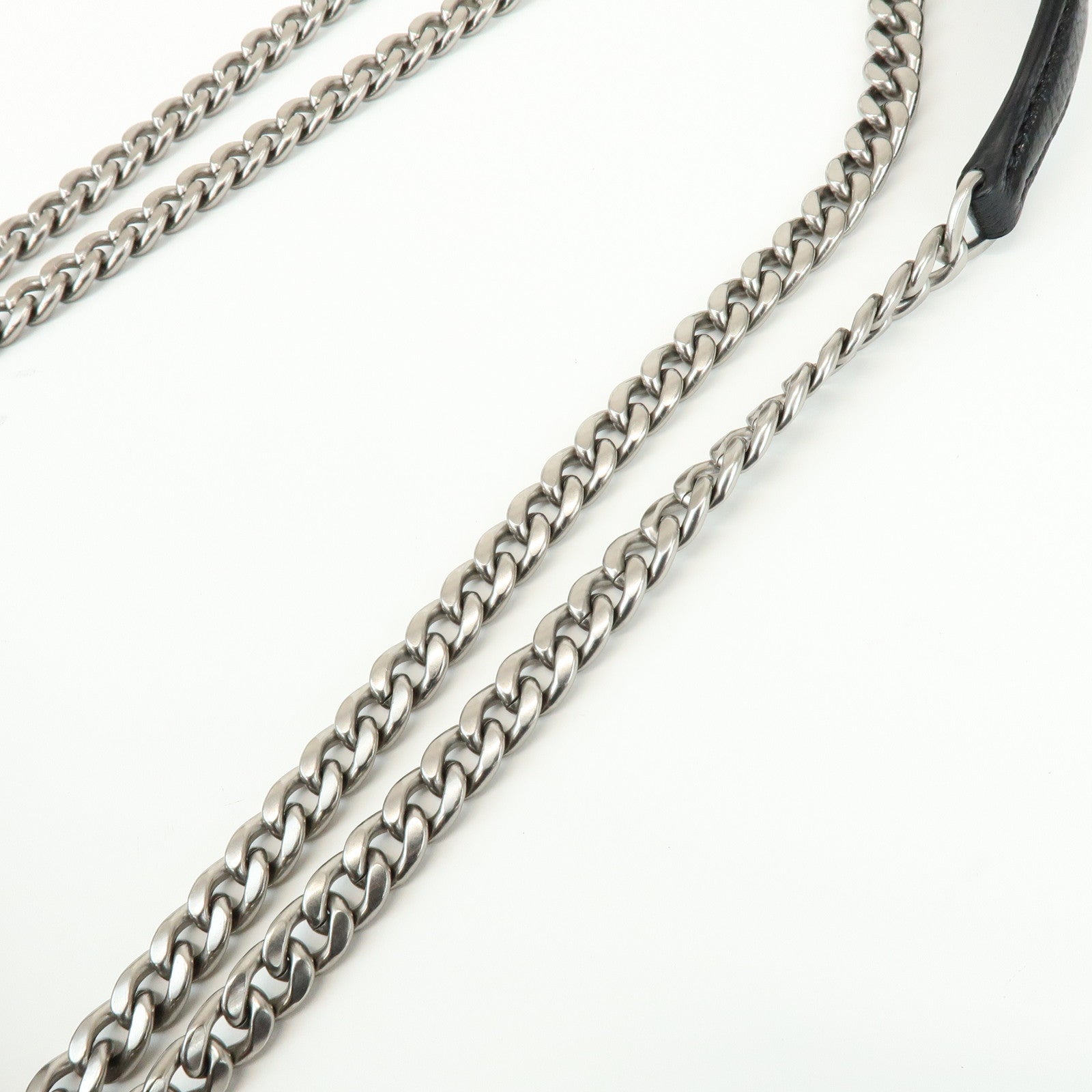 MIU MIU Chain Shoulder Bag Crossbody Bag Black 5BD153