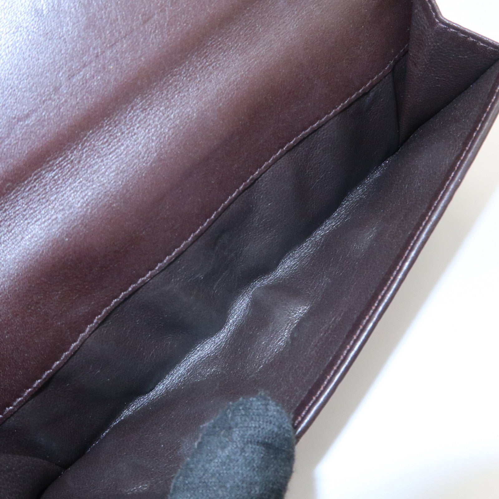 GUCCI Guccissima Mayfair Leather W Hook Long Bi-fold Wallet 256933 Used