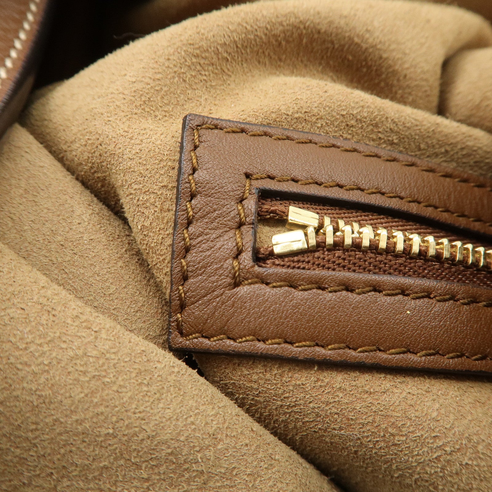 GUCCI GG Supreme Leather 2WAY Bag Shoulder Bag Beige Brown 477324 Used