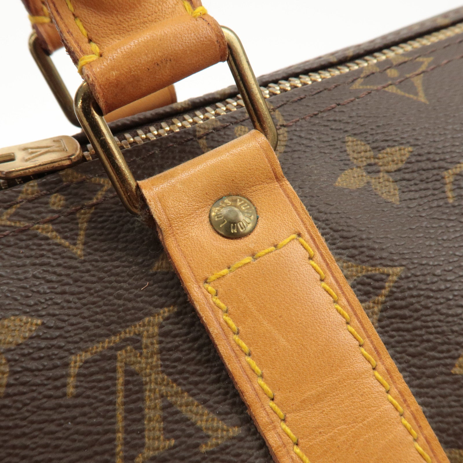 Louis Vuitton Monogram Keep All 50 Bandouliere Boston Bag M41416 Used