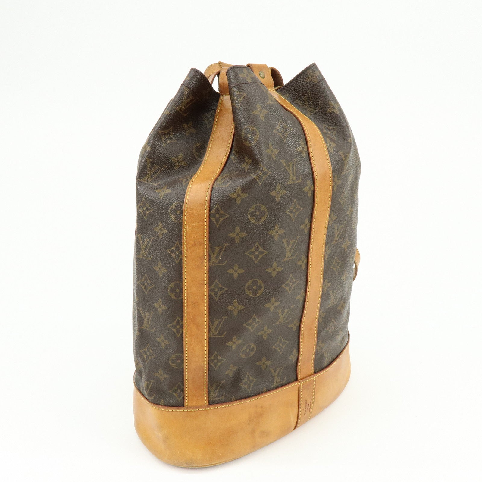 Louis Vuitton Monogram Randonnee GM Shoulder Bag Brown M42244