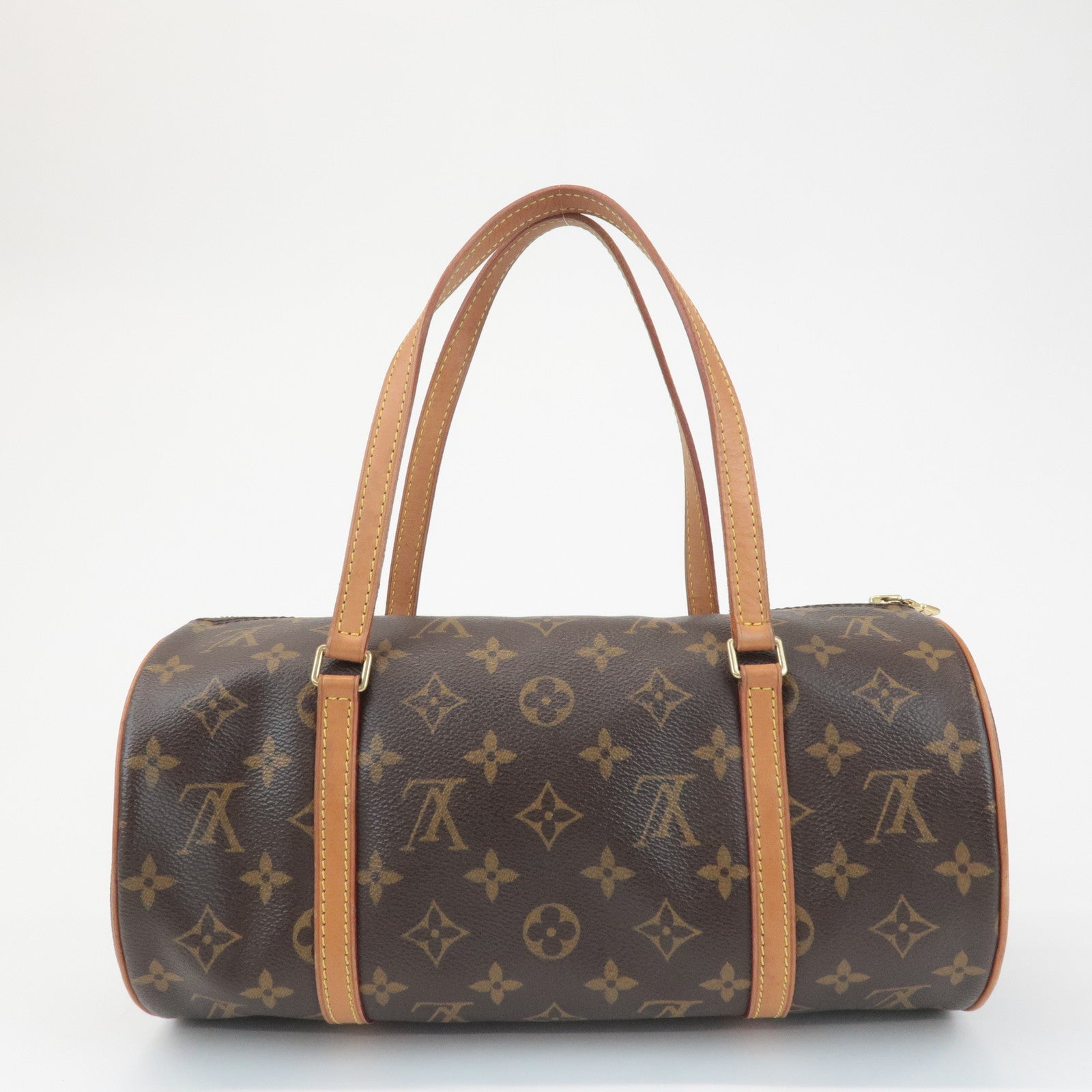 Louis Vuitton Monogram Papillon 30 Hand Bag New Style Brown M51385