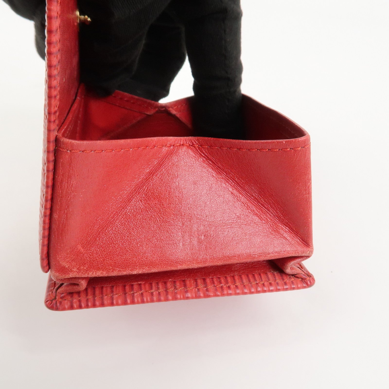 Louis Vuitton Epi Leather Porte Monnaie Boite Castilian Red M63697