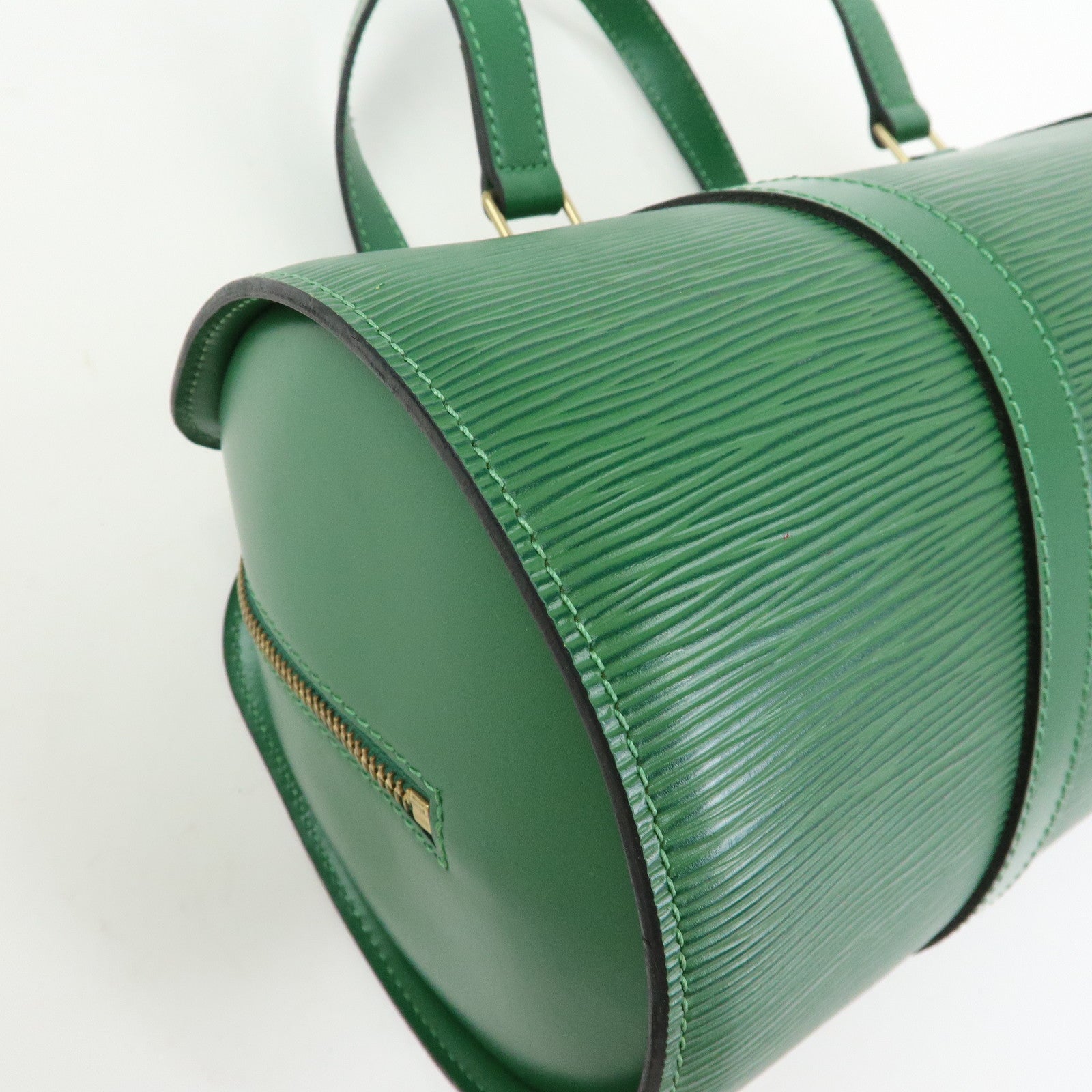 Louis Vuitton Epi Soufflot Hand Bag Borneo Green M52224