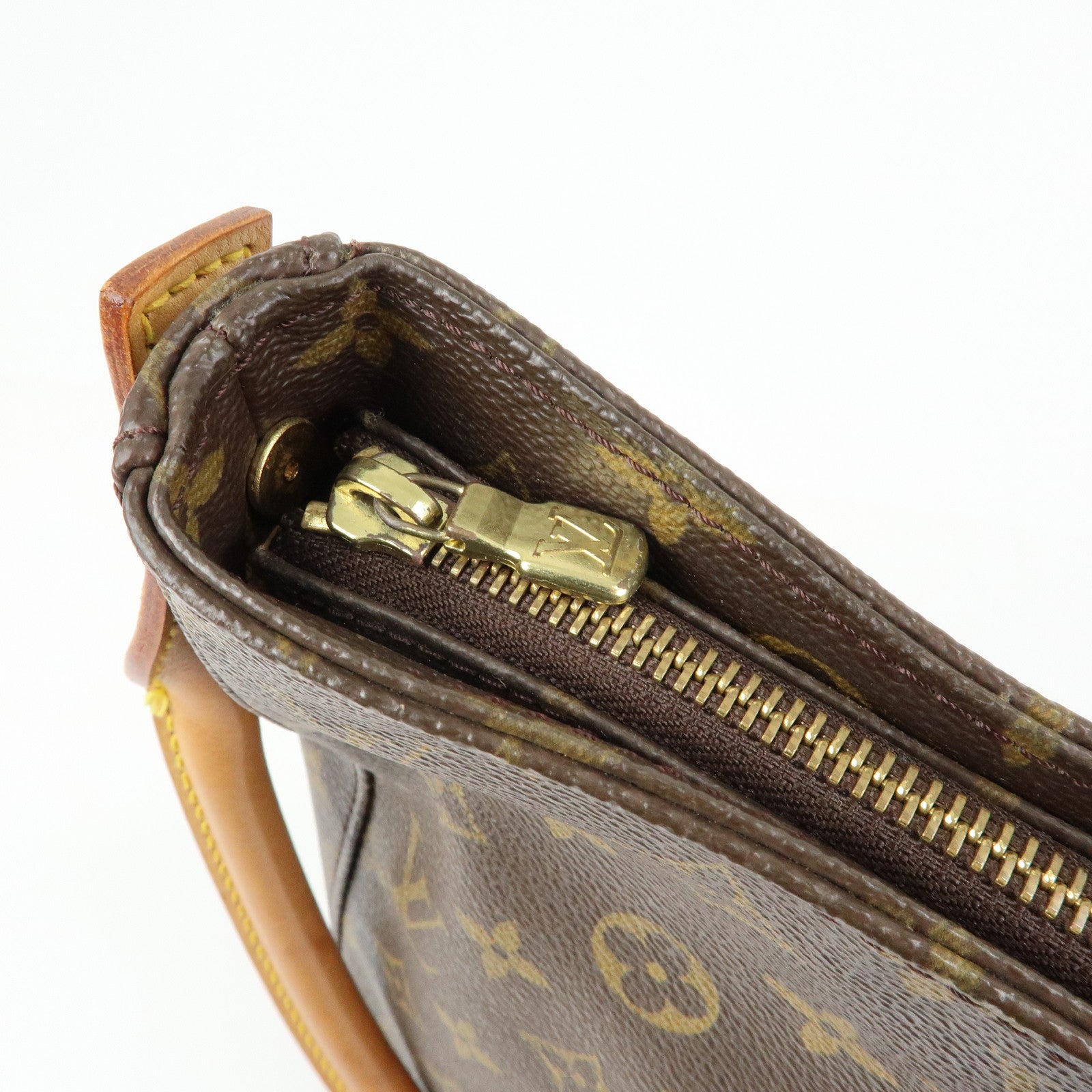 Louis Vuitton Monogram Looping GM Shoulder Bag Brown M51145