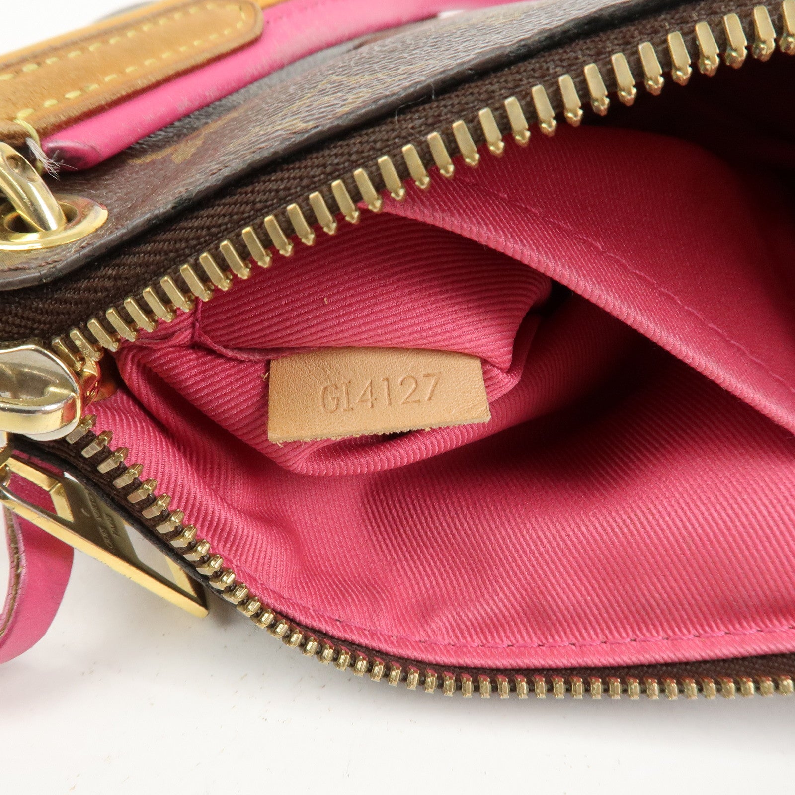Louis Vuitton Monogram Canvas Lorette Shoulder Bag Hot Pink M44053