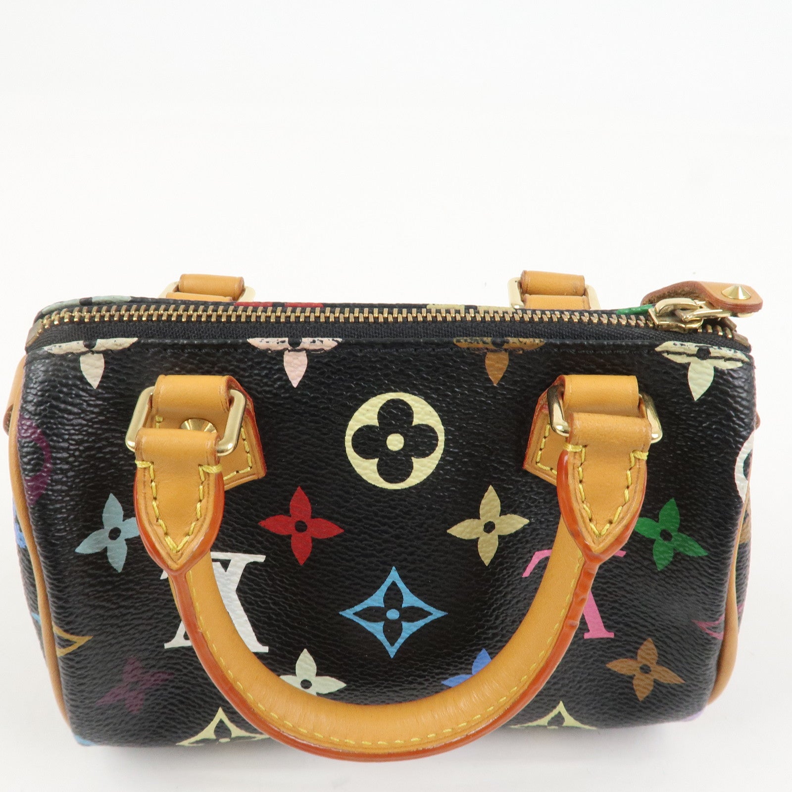 Louis Vuitton Monogram Multicolor Mini Speedy Mini Bag Noir M92644
