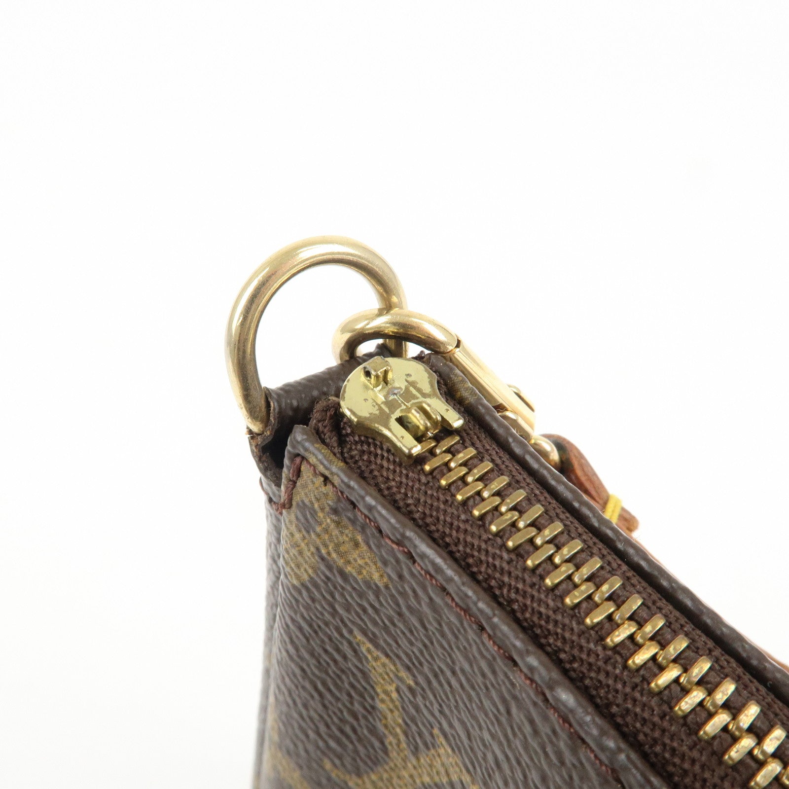 Louis Vuitton Monogram Pochette Accessoires Pouch Brown N41206 Used