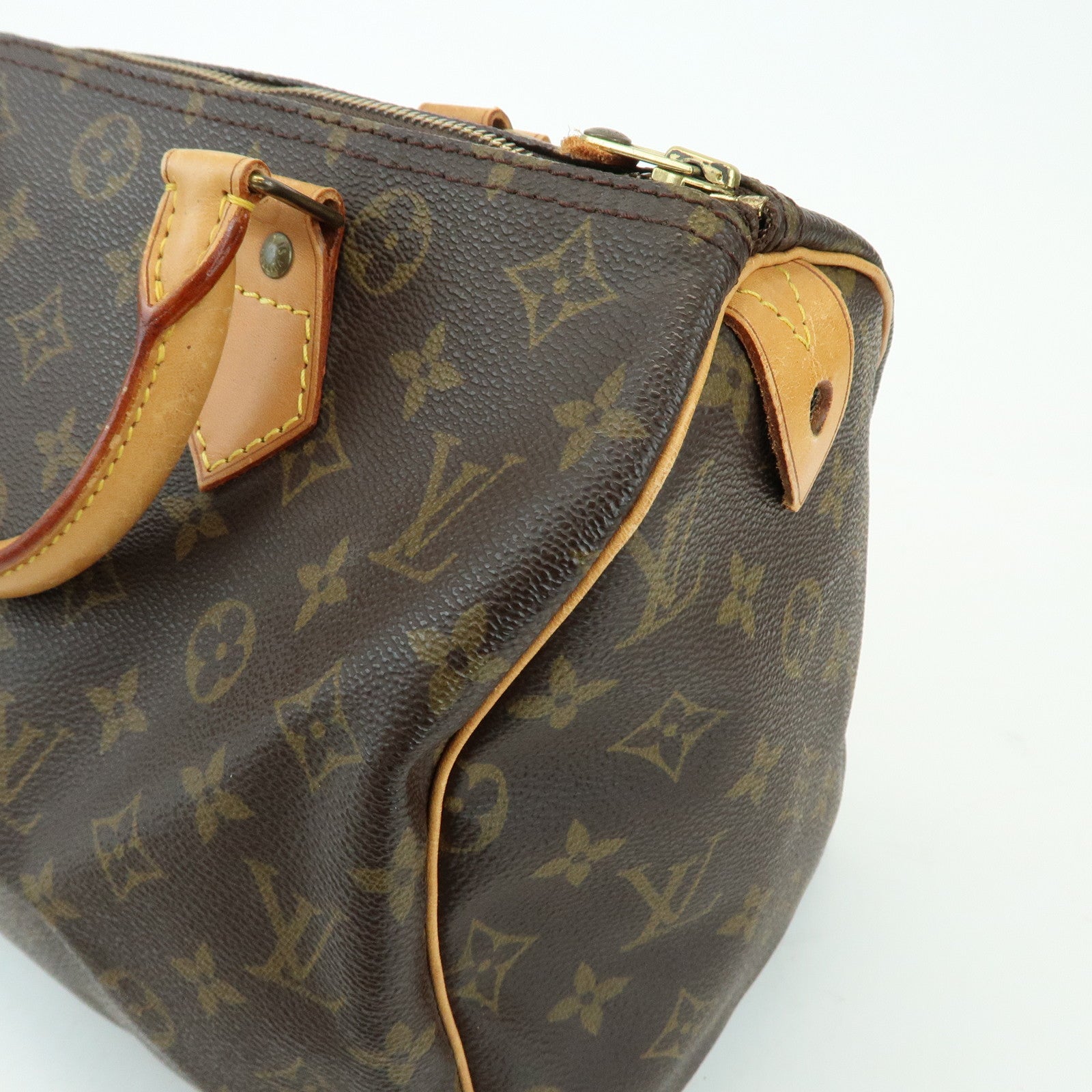 Louis Vuitton Monogram Speedy 30 Boston Bag Hand Bag Brown M41526
