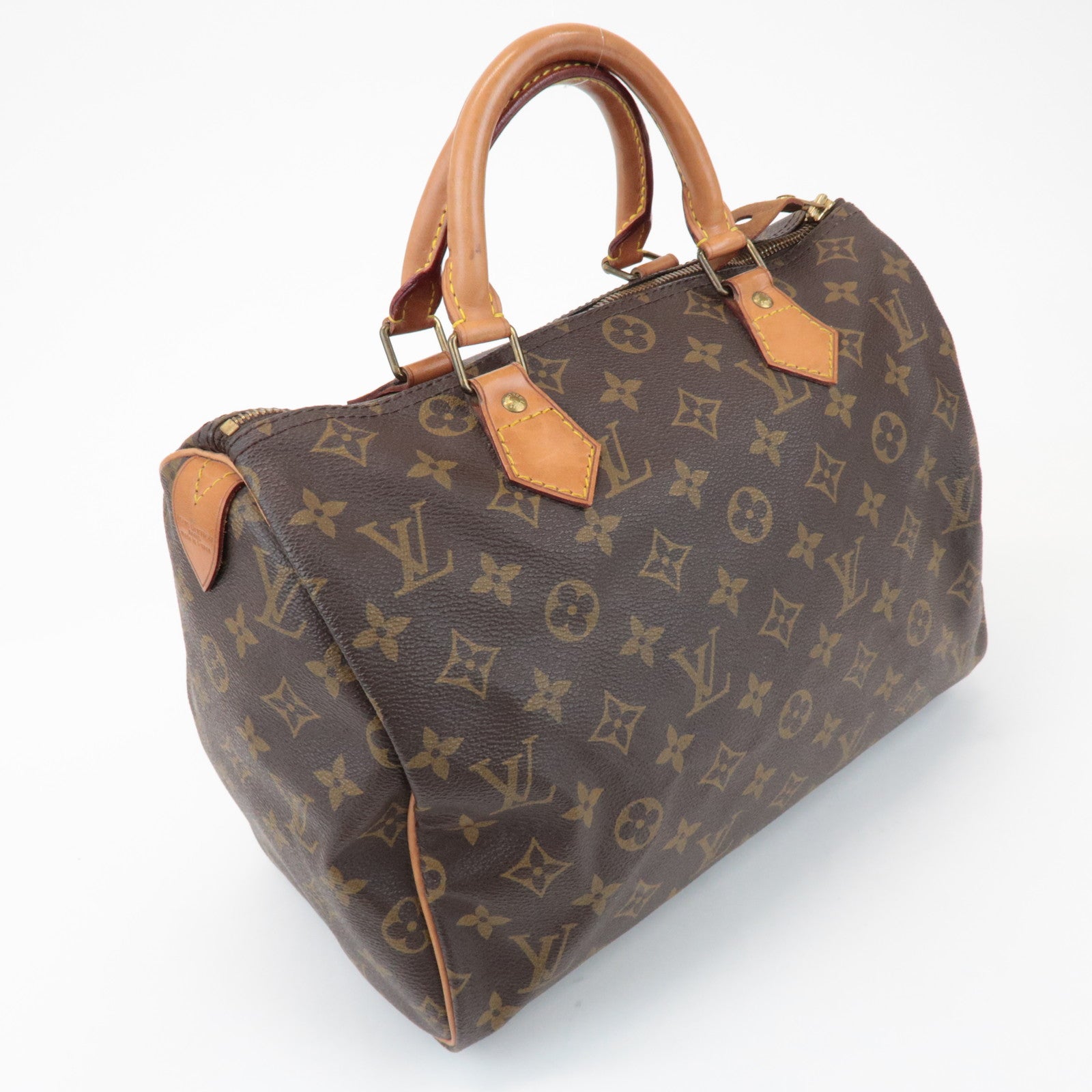 Louis Vuitton Monogram Speedy 30 Boston Bag Hand Bag Brown M41526
