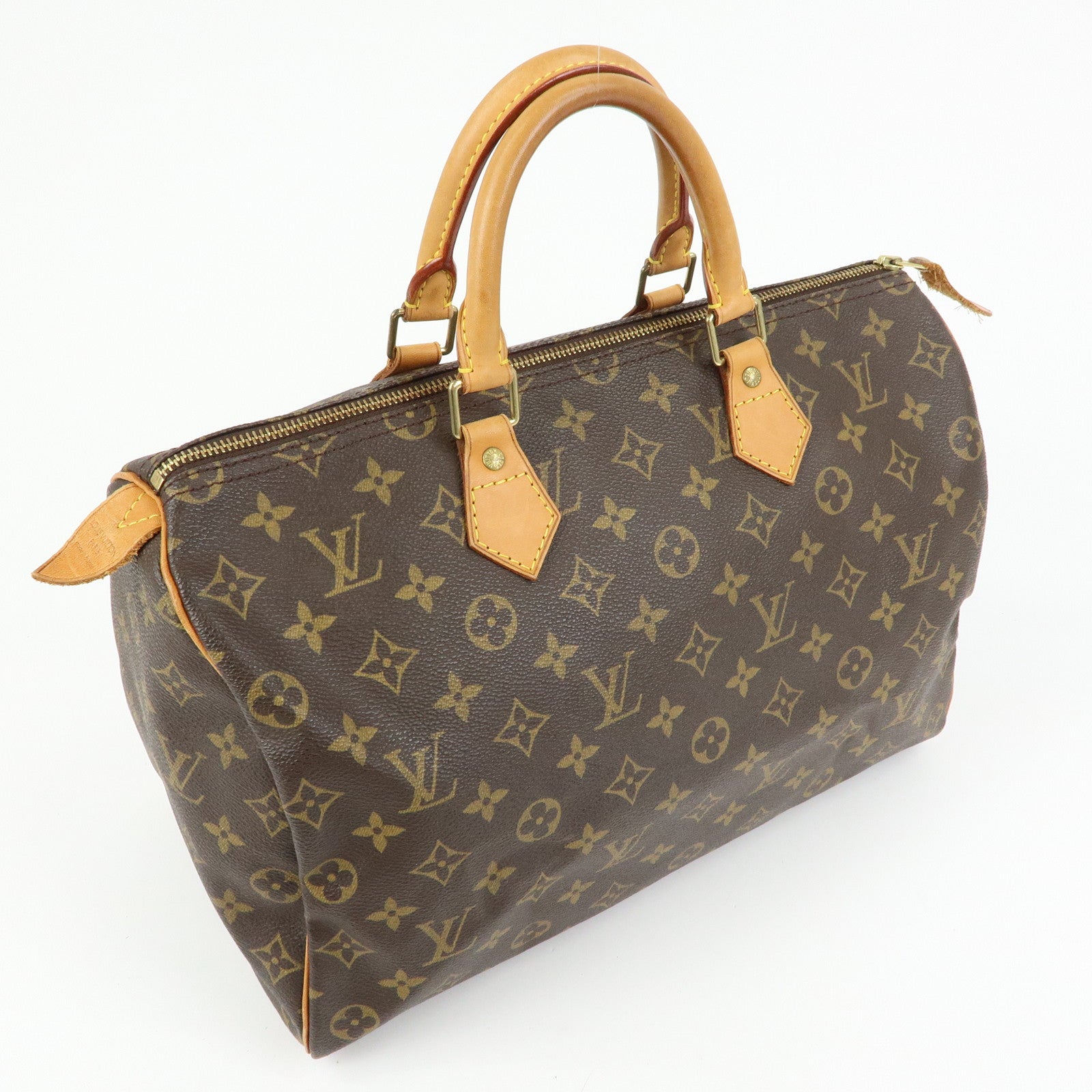 Louis Vuitton Monogram Speedy 35 Boston Bag Hand Bag M41524