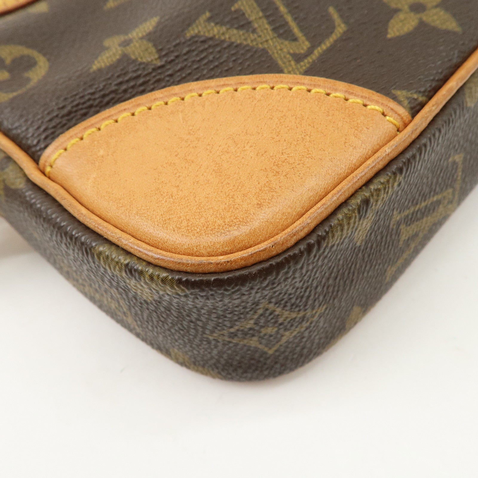 Louis Vuitton Monogram Marly Dragonne GM Clutch Bag Brown M51825 Used