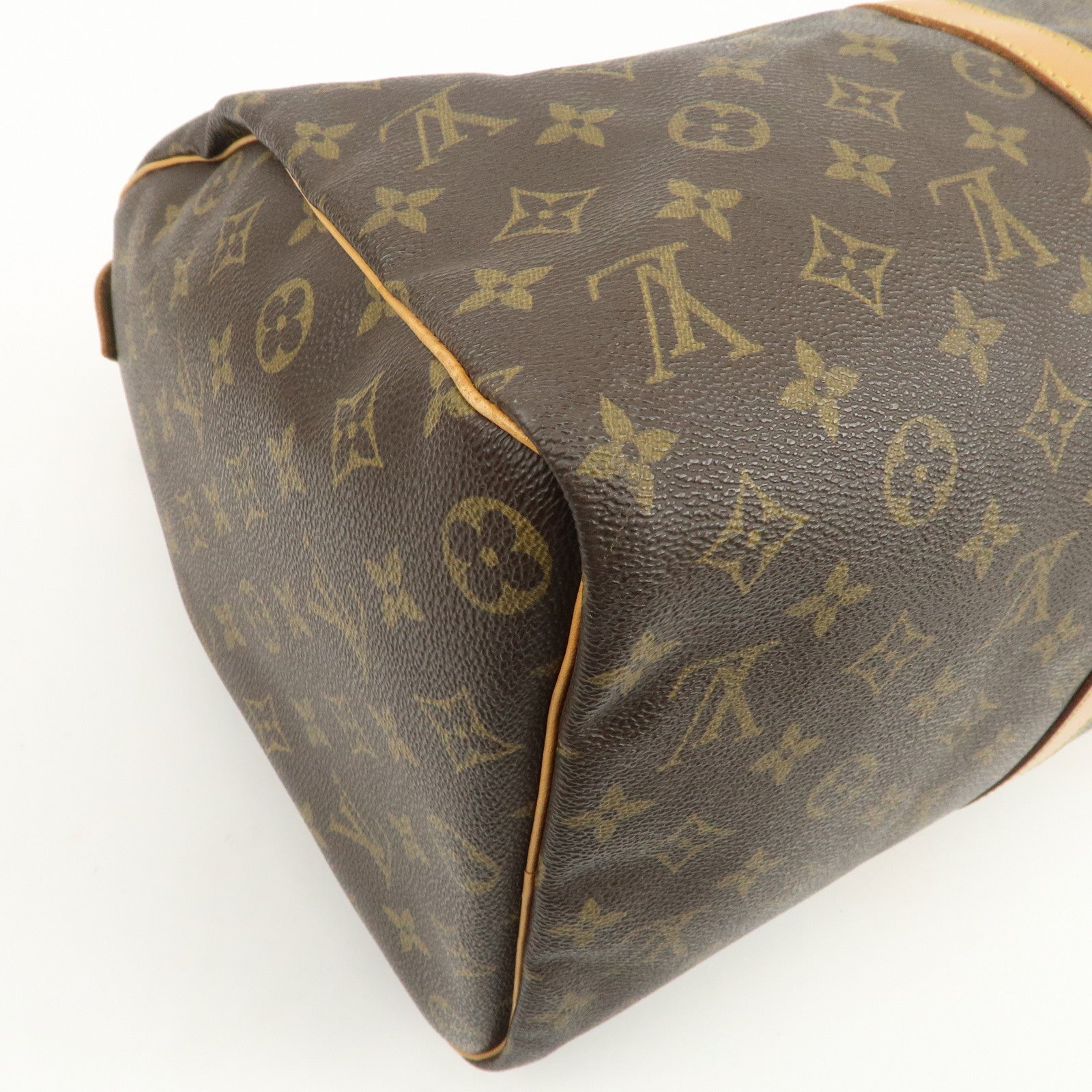 Louis Vuitton Monogram Keep All 45 Boston Bag Brown M41428