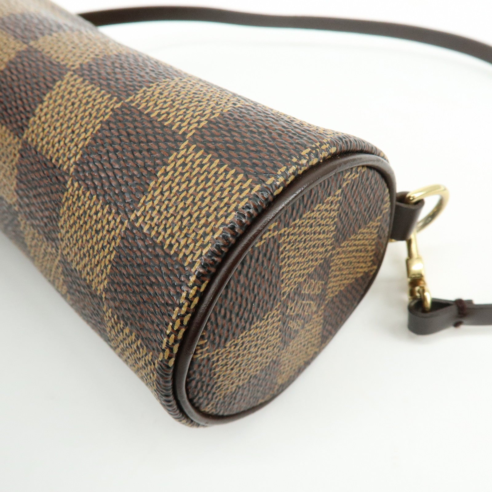 Louis Vuitton Damier Ebene Mini Pouch for Papillon Bag Brown