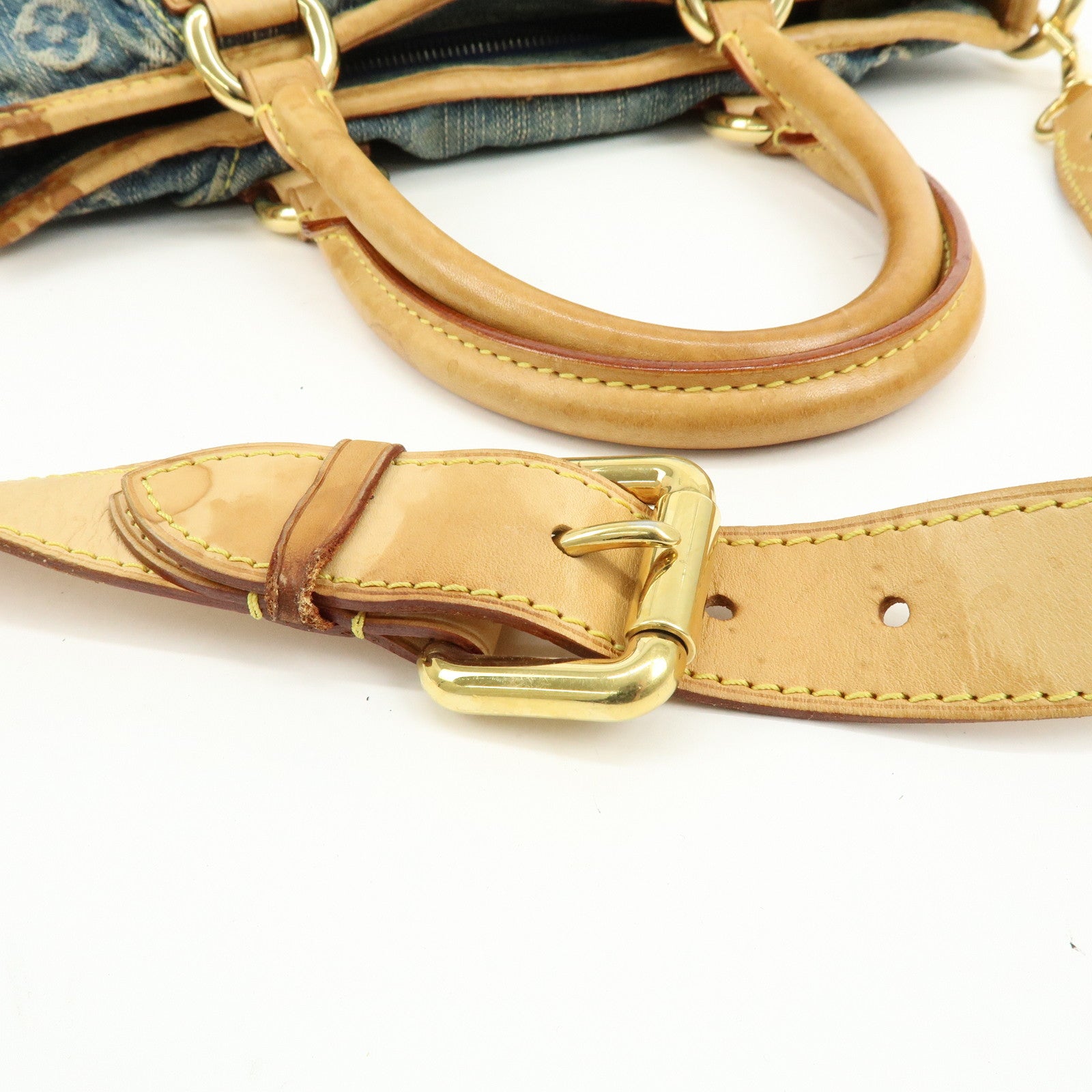 Louis Vuitton Monogram Denim Neo Cabby MM 2Way Bag M95349