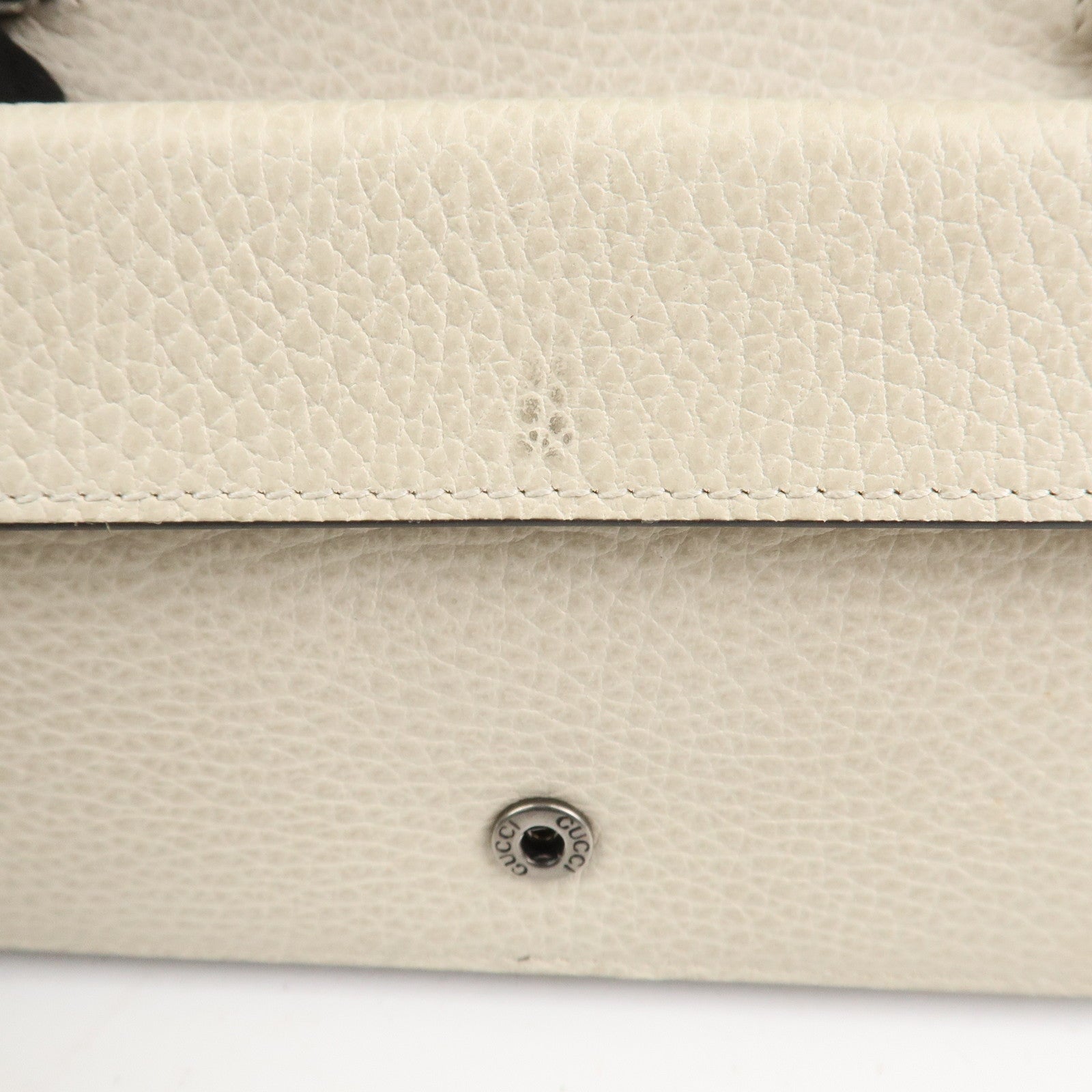 GUCCI Dionysus Super Mini Bag Leather Chain Shoulder Bag 476432 Used