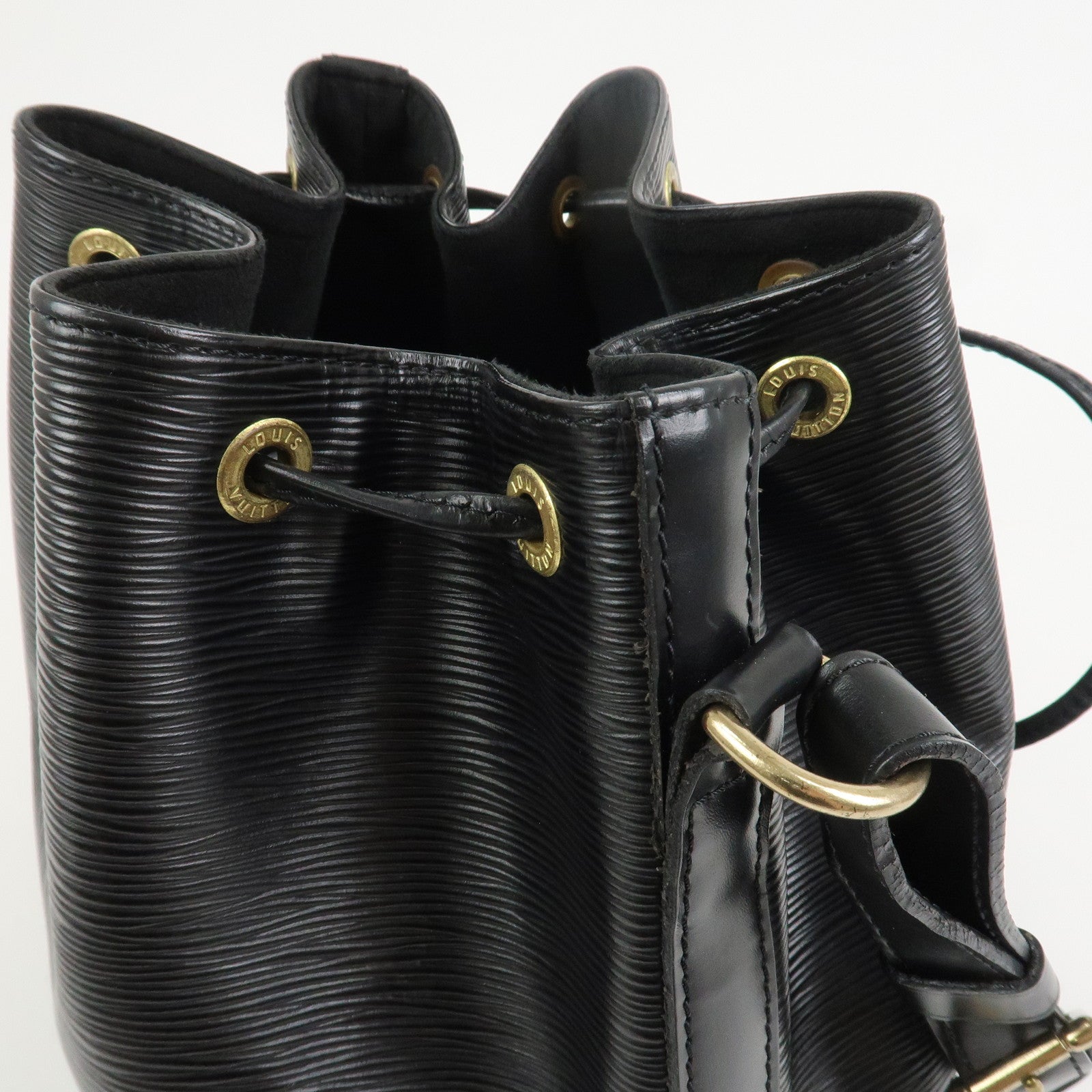 Louis Vuitton Epi Leather Petit Noe Shoulder Bag Noir Black M59012