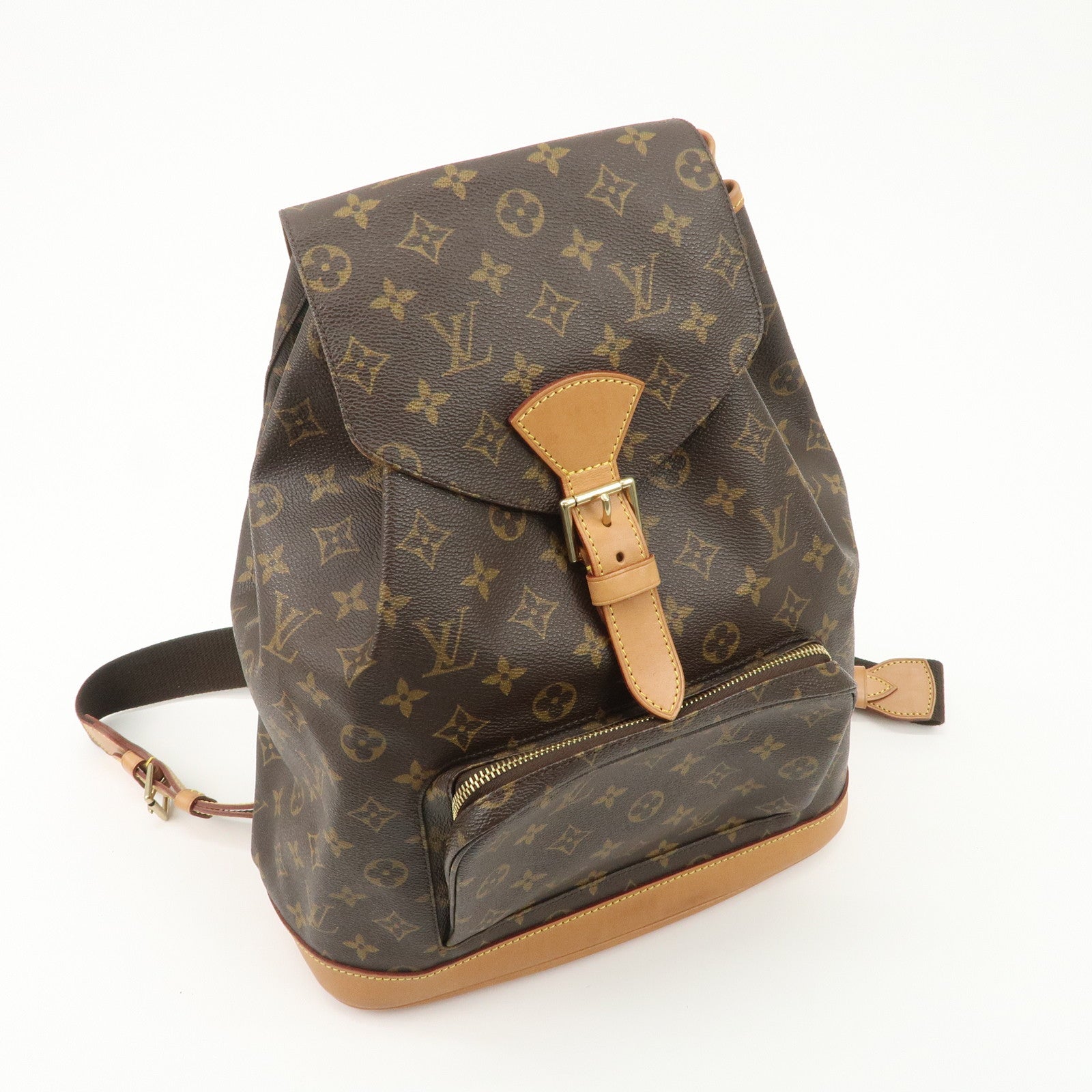 Louis Vuitton Monogram Montsouris GM Backpack Brown M51135