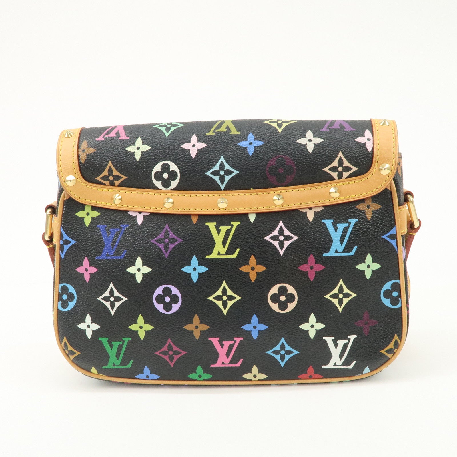 Louis Vuitton Monogram Multicolor Sologne Shoulder Bag Noir M92639 Used