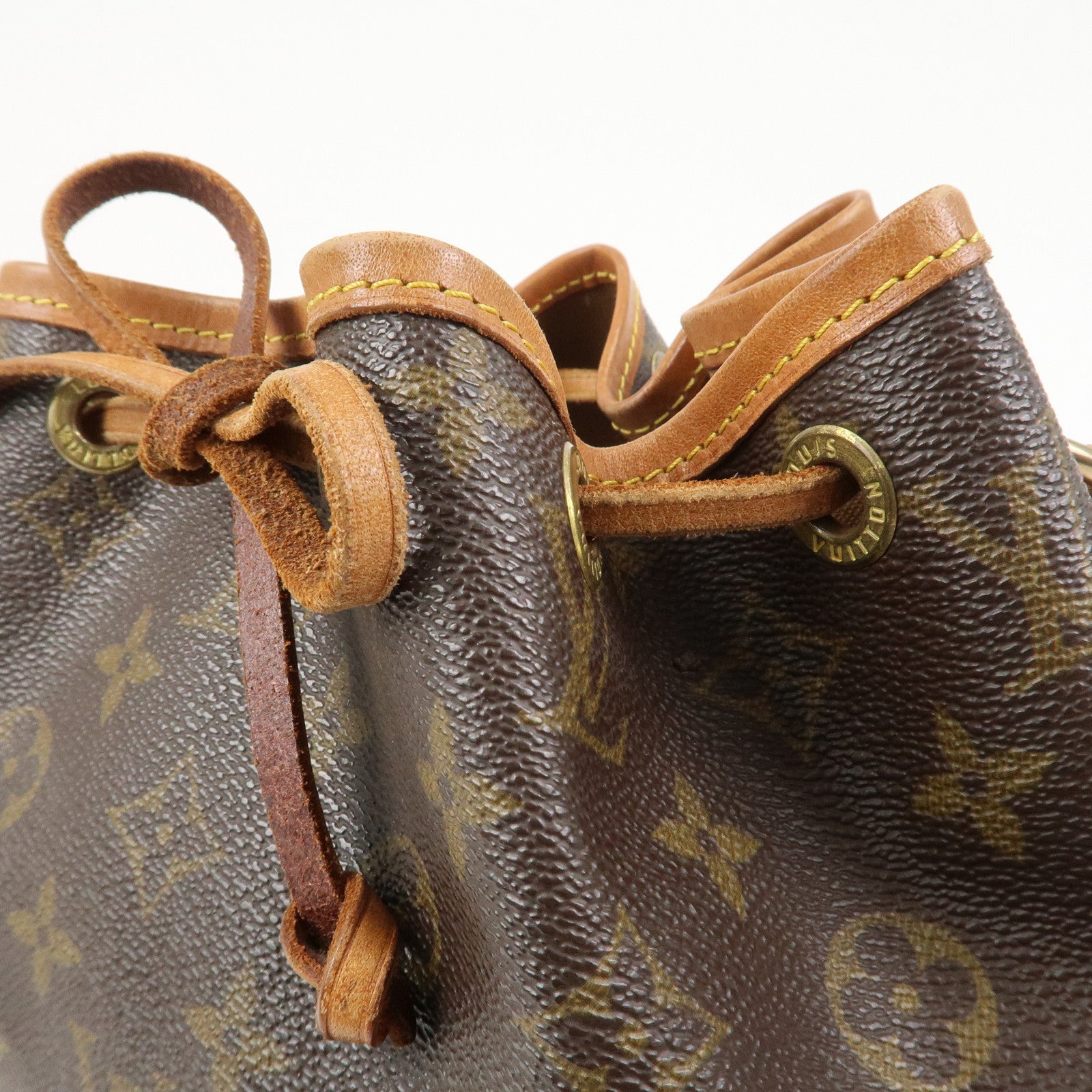 Louis Vuitton Monogram Petit Noe Shoulder Bag Brown M42226