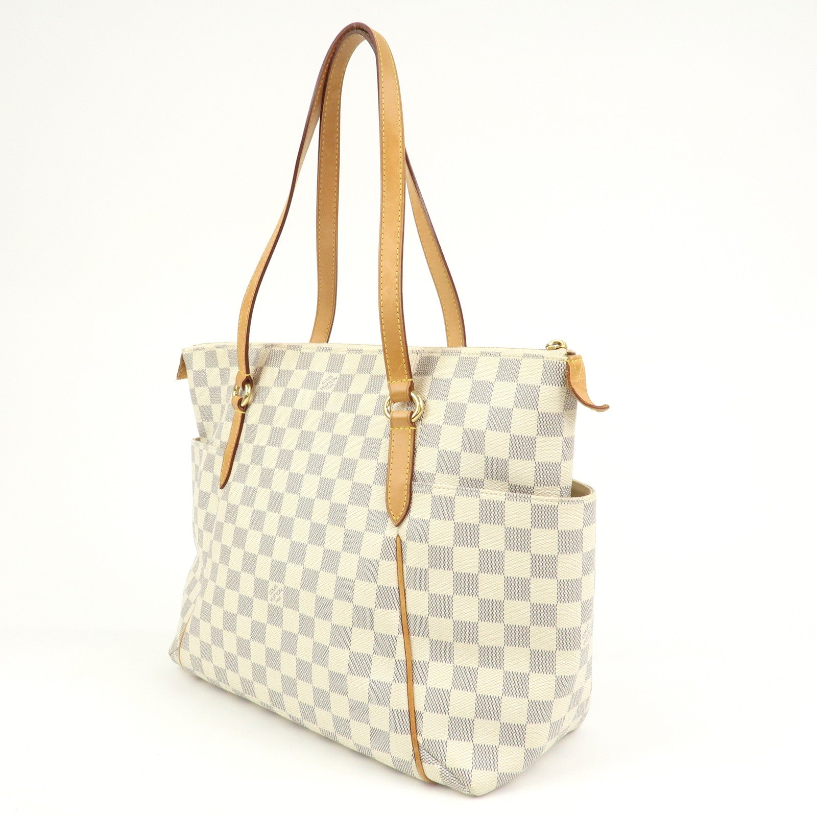 Louis Vuitton Damier Azur Totally MM Tote Bag Shoulder Bag N51262