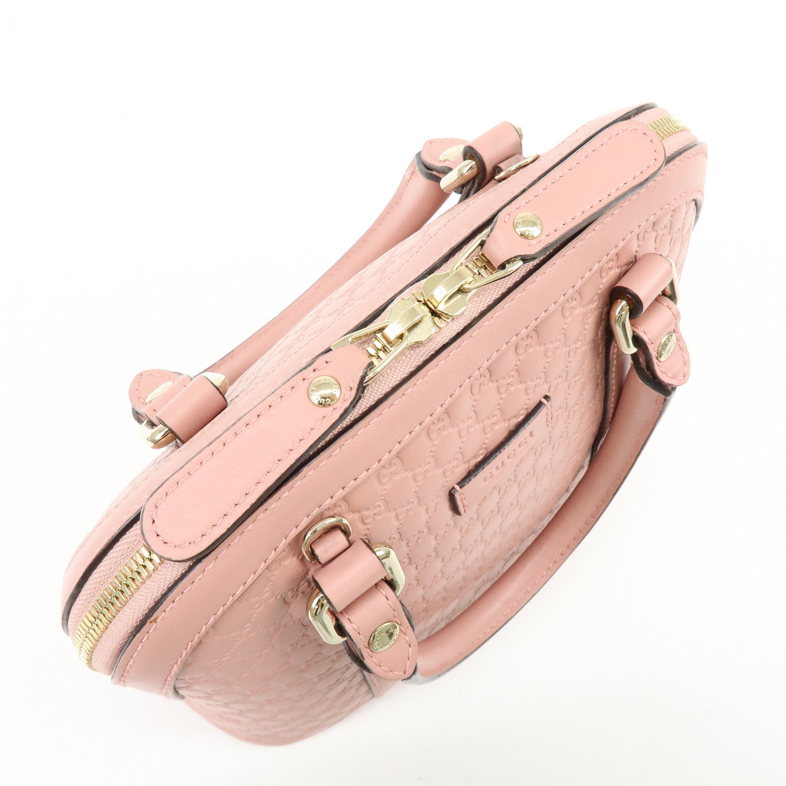 GUCCI Micro Guccisima Leather 2Way Bag Hand Bag Shoulder Bag 449654