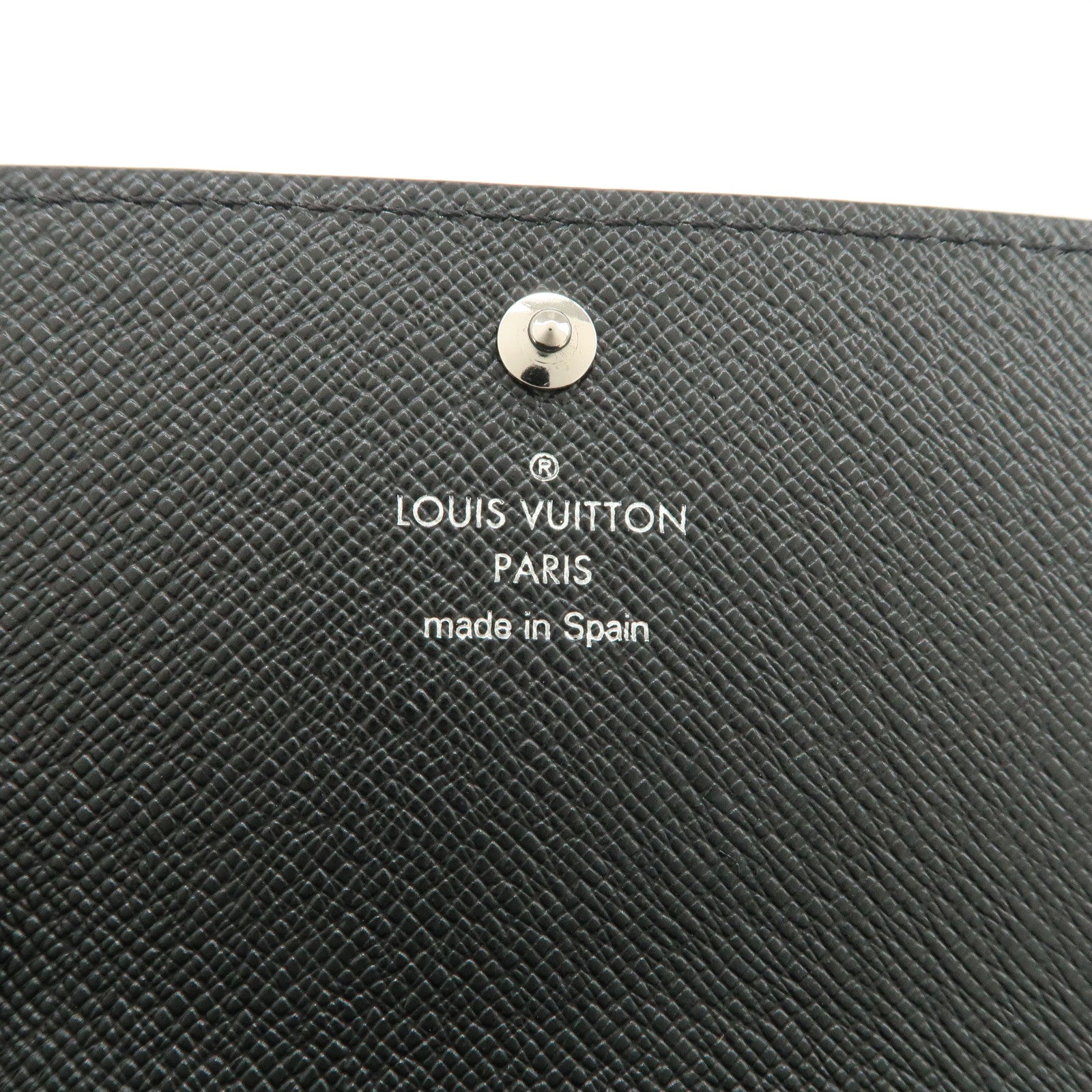 Louis Vuitton Epi leather Enveloppe Culte Du Visite Card Case Noir M56169